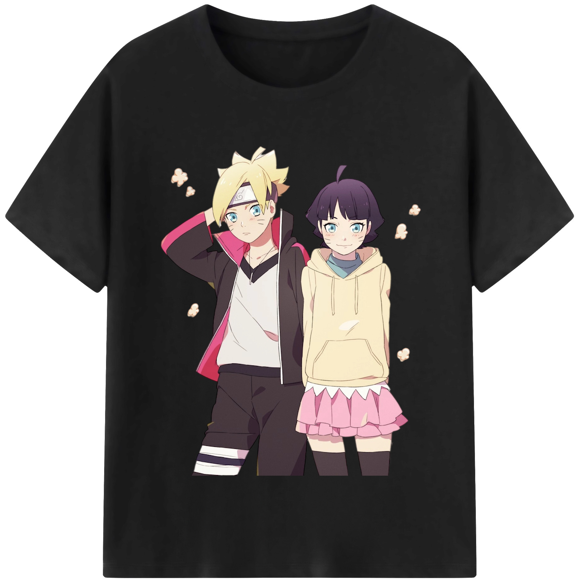 （画像用） NARUTO -ナルト- うずまき ボルト Uzumaki Boruto 綿100％半袖Tシャツ（フロントプリント）