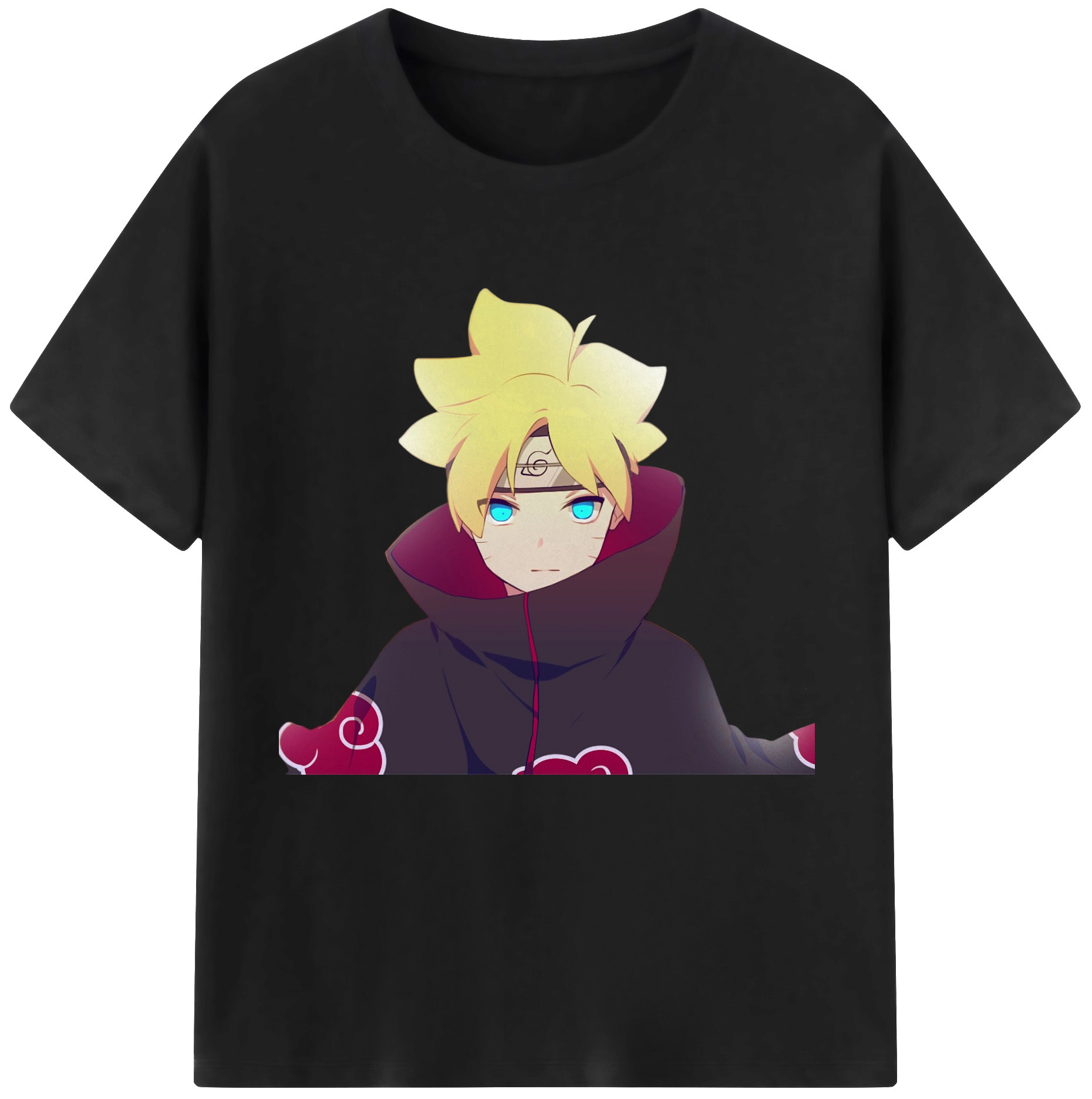 （画像用） NARUTO -ナルト- うずまき ボルト Uzumaki Boruto 綿100％半袖Tシャツ（フロントプリント）
