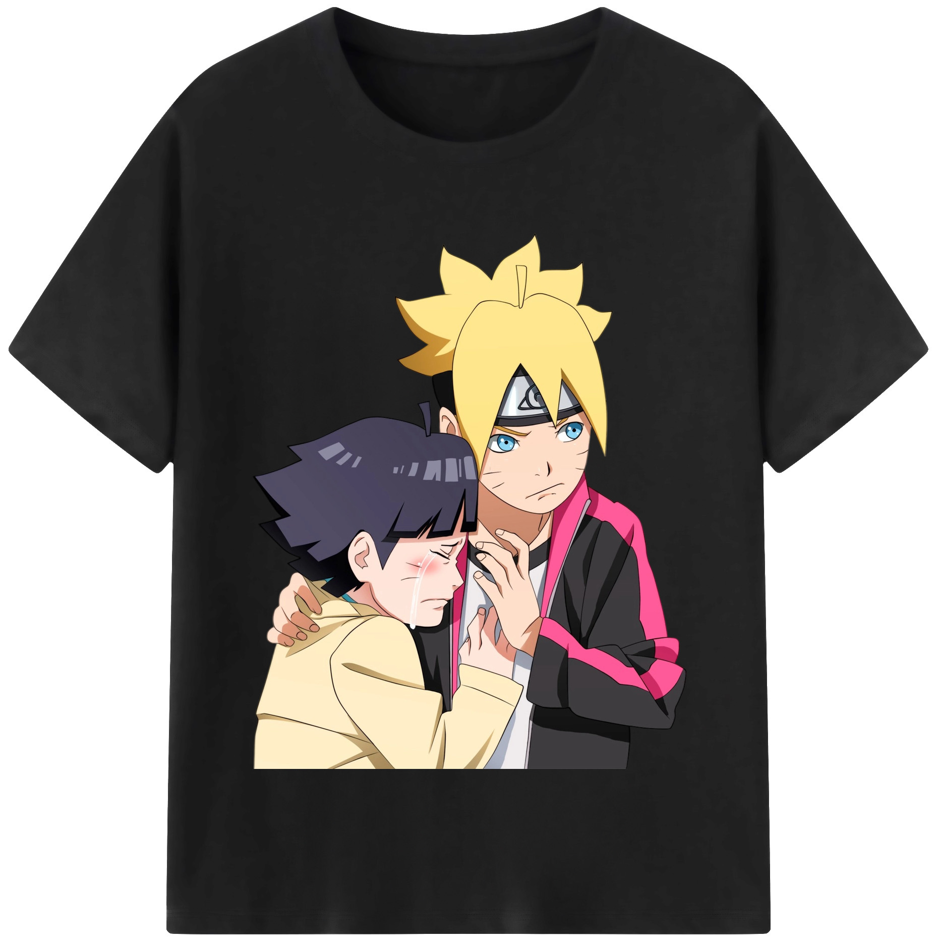 （画像用） NARUTO -ナルト- うずまき ボルト Uzumaki Boruto 綿100％半袖Tシャツ（フロントプリント）