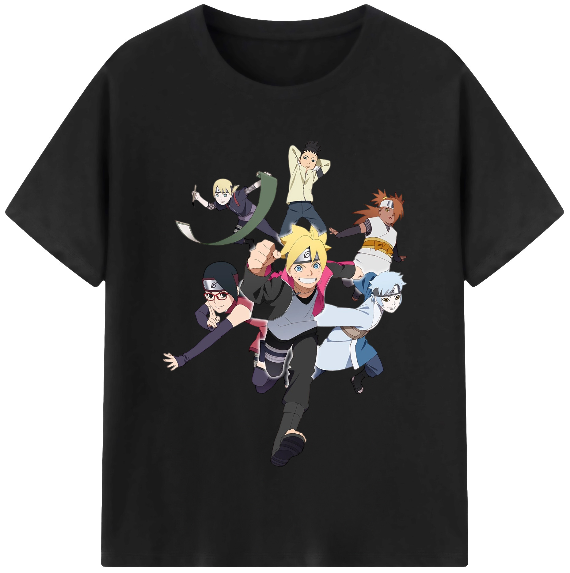 （画像用） NARUTO -ナルト- うずまき ボルト Uzumaki Boruto 綿100％半袖Tシャツ（フロントプリント）