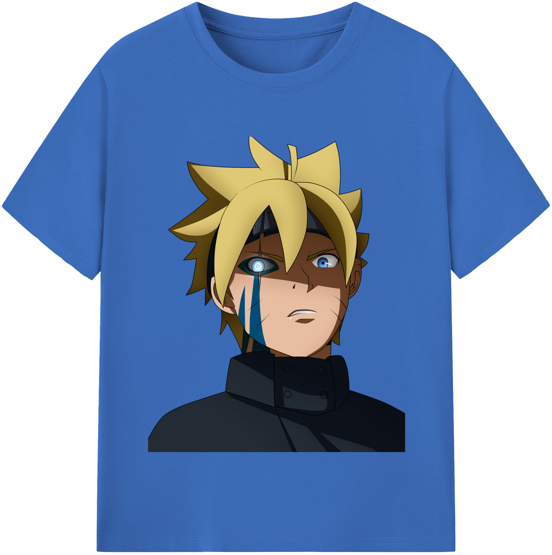 （画像用） NARUTO -ナルト- うずまき ボルト Uzumaki Boruto 綿100％半袖Tシャツ（フロントプリント）