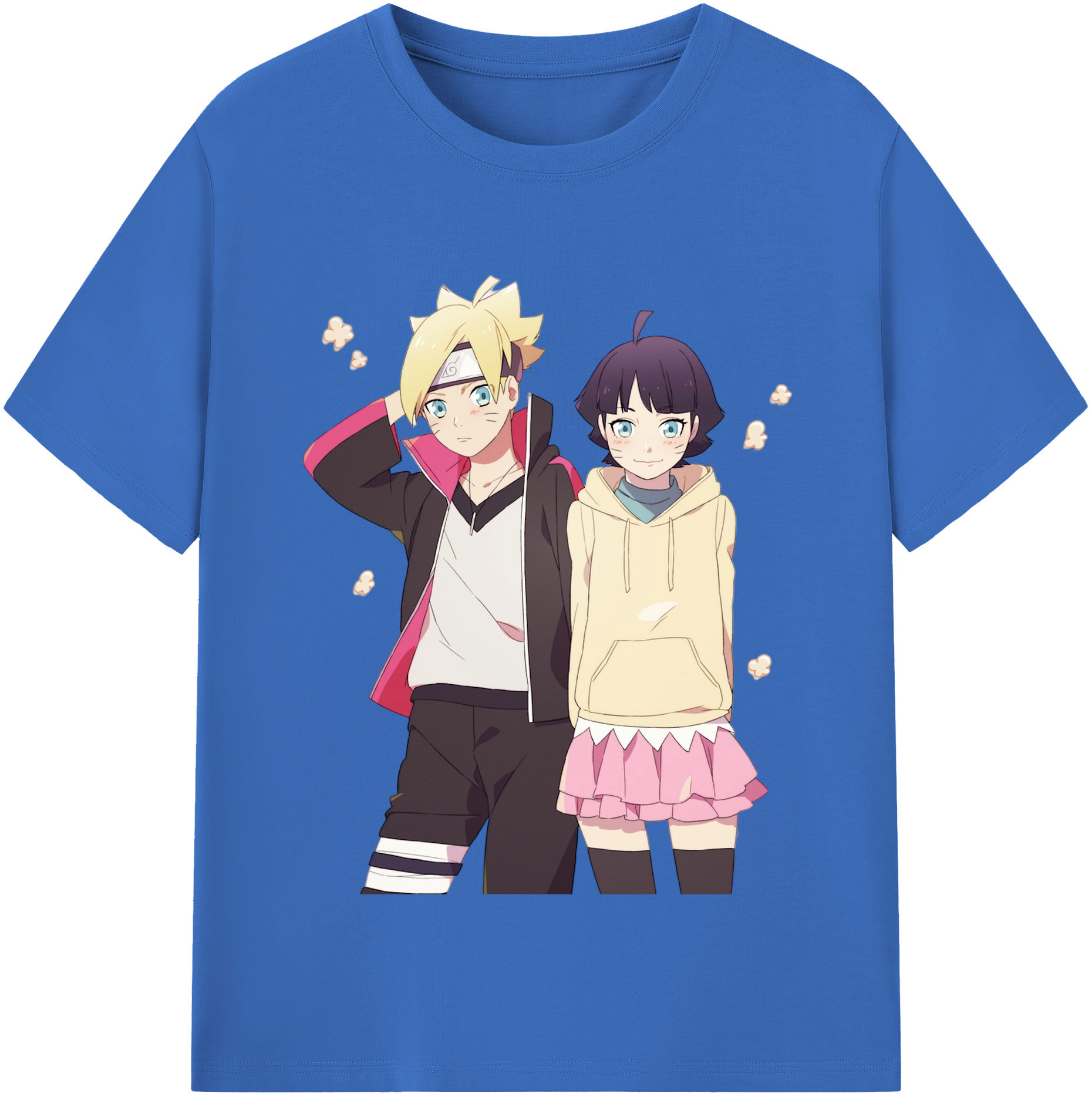 （画像用） NARUTO -ナルト- うずまき ボルト Uzumaki Boruto 綿100％半袖Tシャツ（フロントプリント）