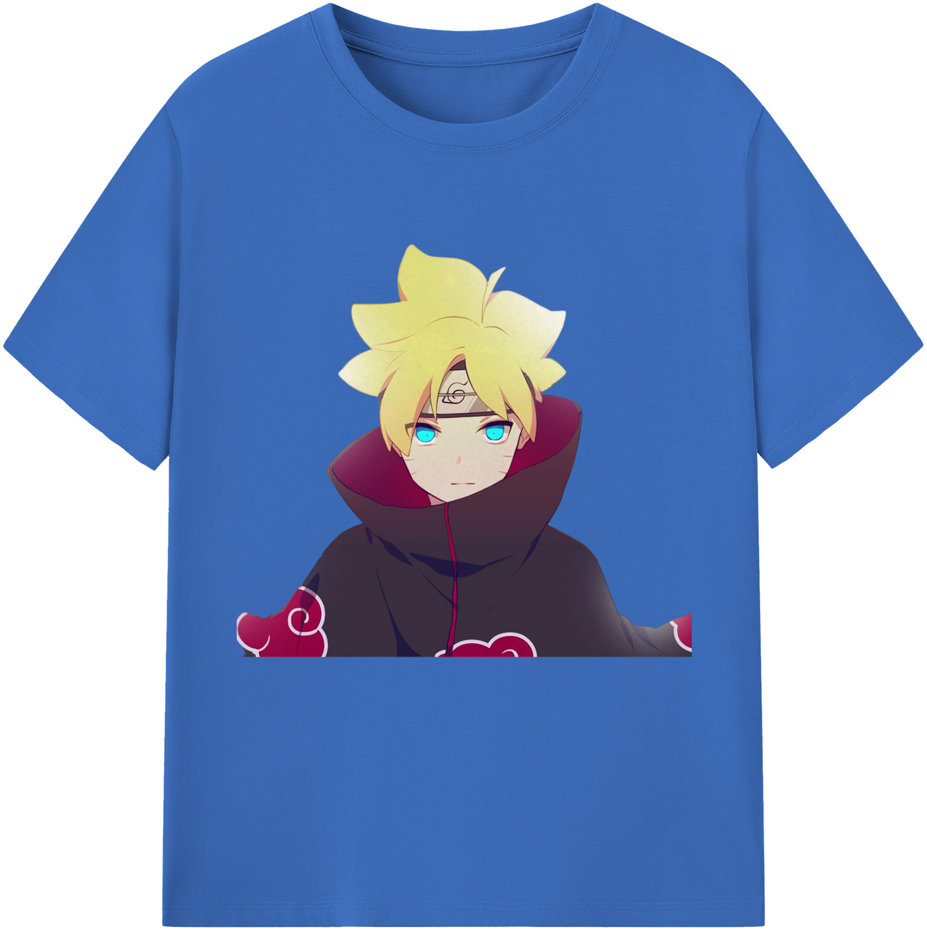（画像用） NARUTO -ナルト- うずまき ボルト Uzumaki Boruto 綿100％半袖Tシャツ（フロントプリント）
