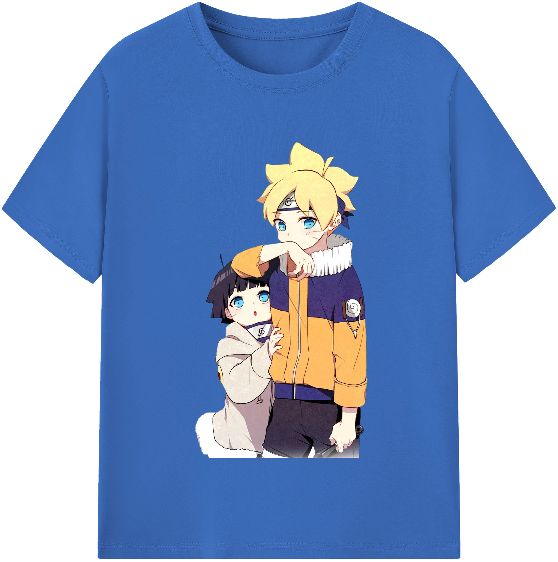 （画像用） NARUTO -ナルト- うずまき ボルト Uzumaki Boruto 綿100％半袖Tシャツ（フロントプリント）