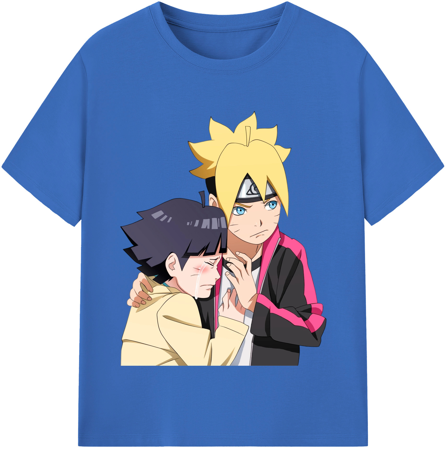 （画像用） NARUTO -ナルト- うずまき ボルト Uzumaki Boruto 綿100％半袖Tシャツ（フロントプリント）