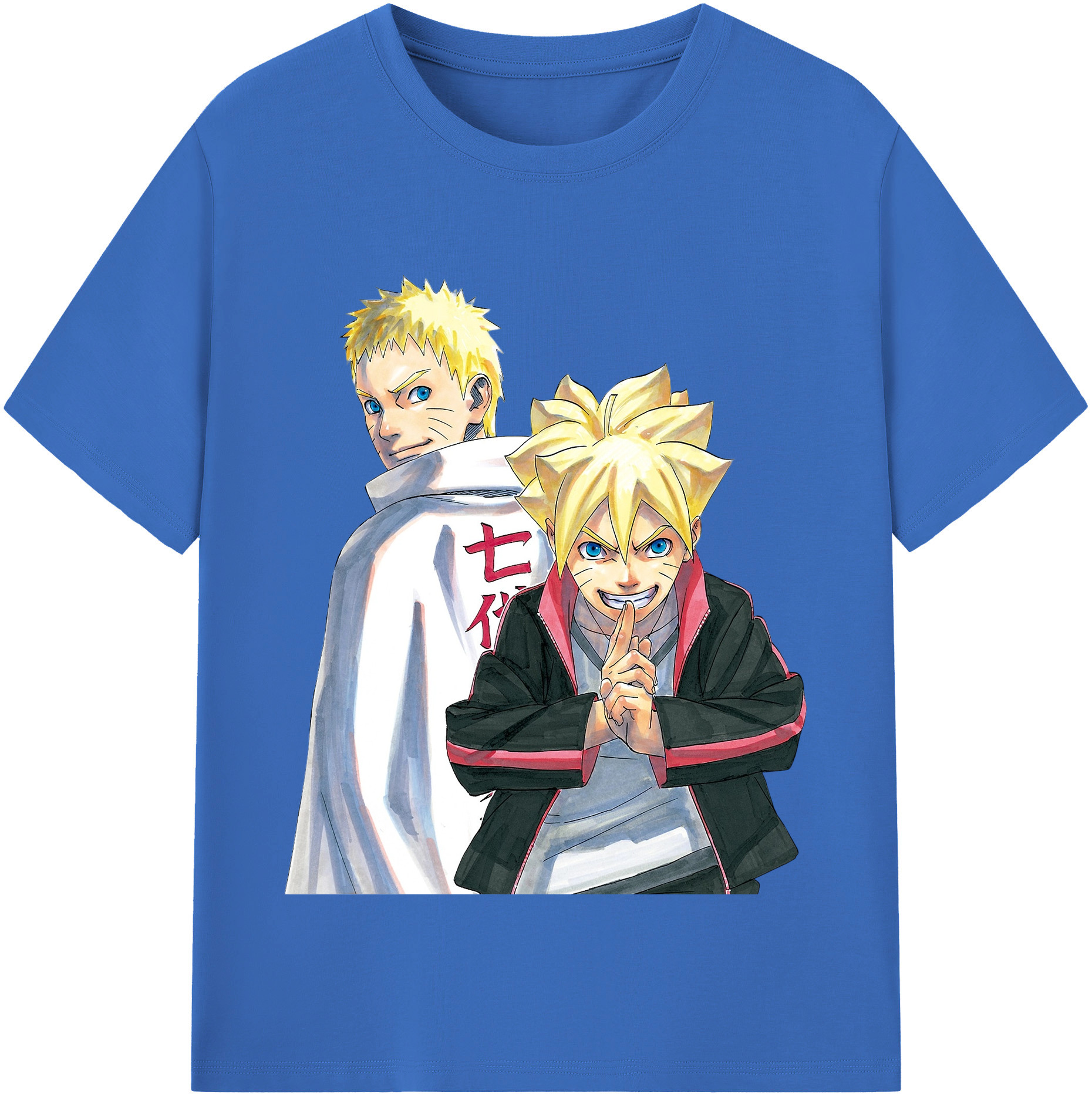 （画像用） NARUTO -ナルト- うずまき ボルト Uzumaki Boruto 綿100％半袖Tシャツ（フロントプリント）