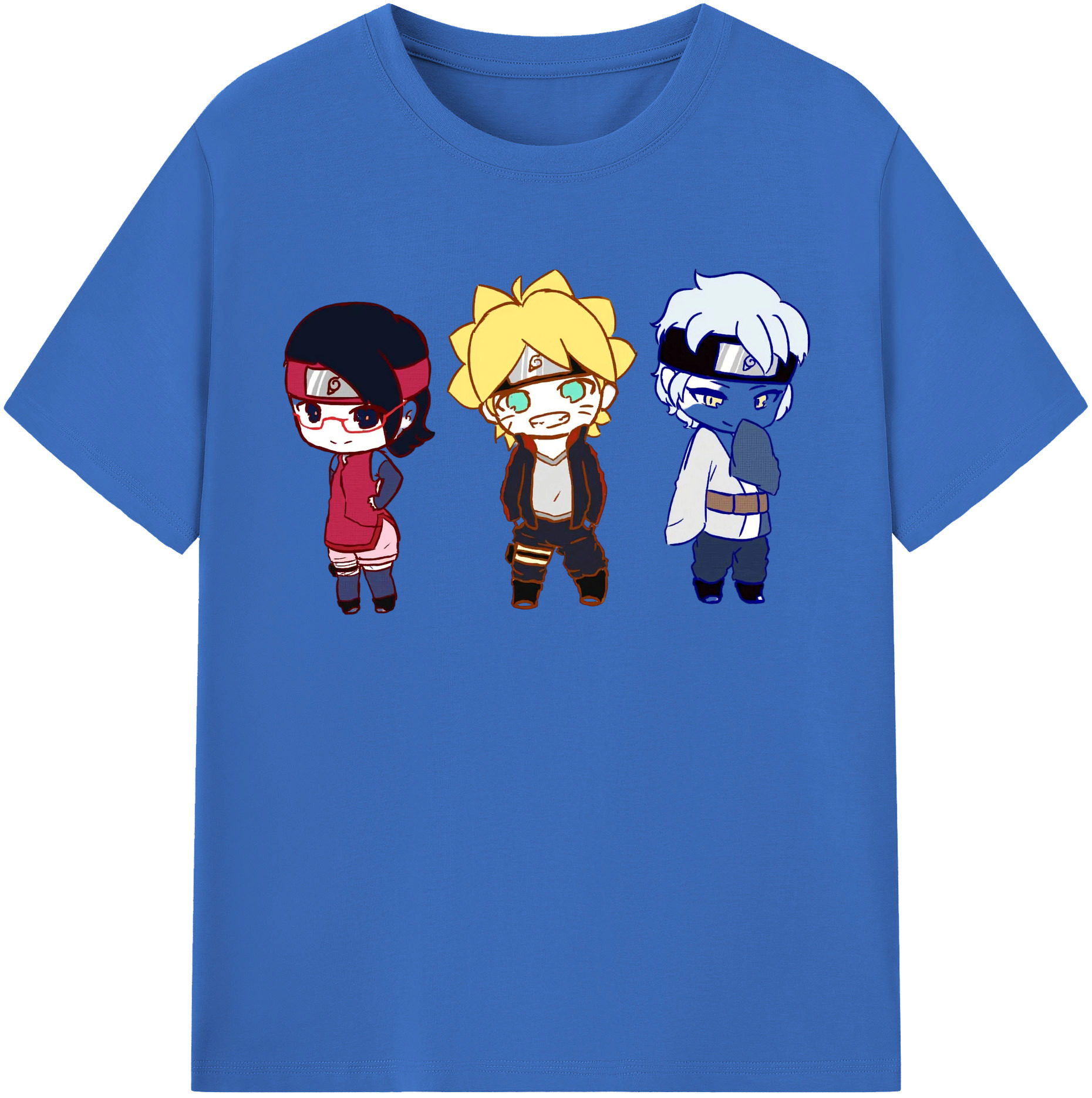 （画像用） NARUTO -ナルト- うずまき ボルト Uzumaki Boruto 綿100％半袖Tシャツ（フロントプリント）