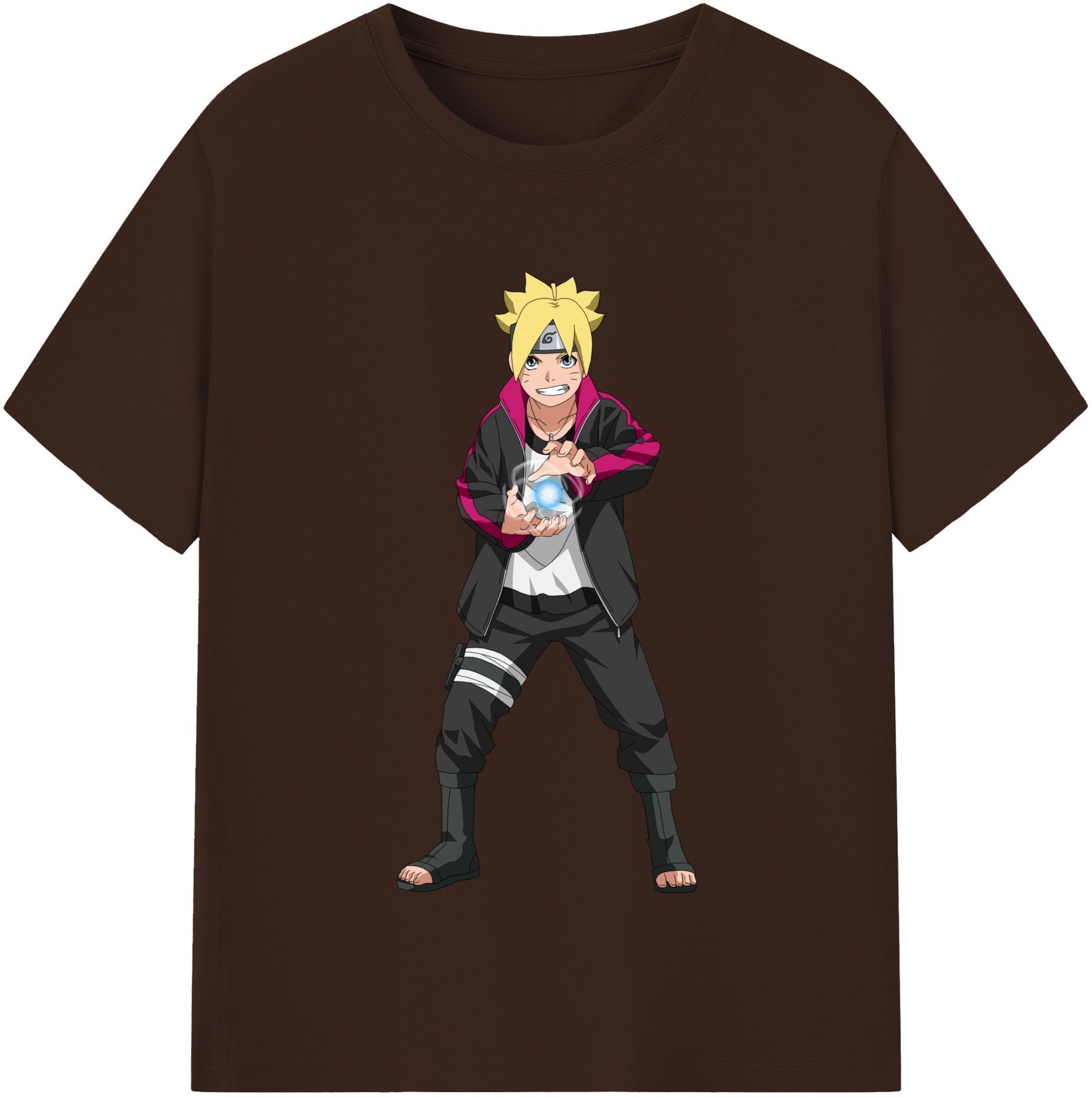（画像用） NARUTO -ナルト- うずまき ボルト Uzumaki Boruto 綿100％半袖Tシャツ（フロントプリント）