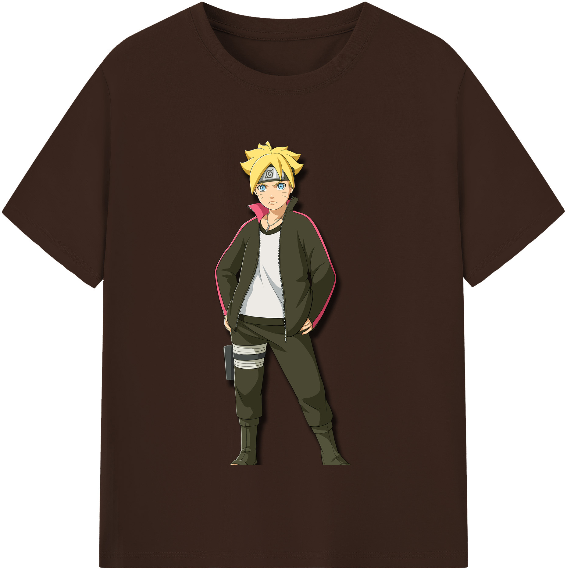 （画像用） NARUTO -ナルト- うずまき ボルト Uzumaki Boruto 綿100％半袖Tシャツ（フロントプリント）