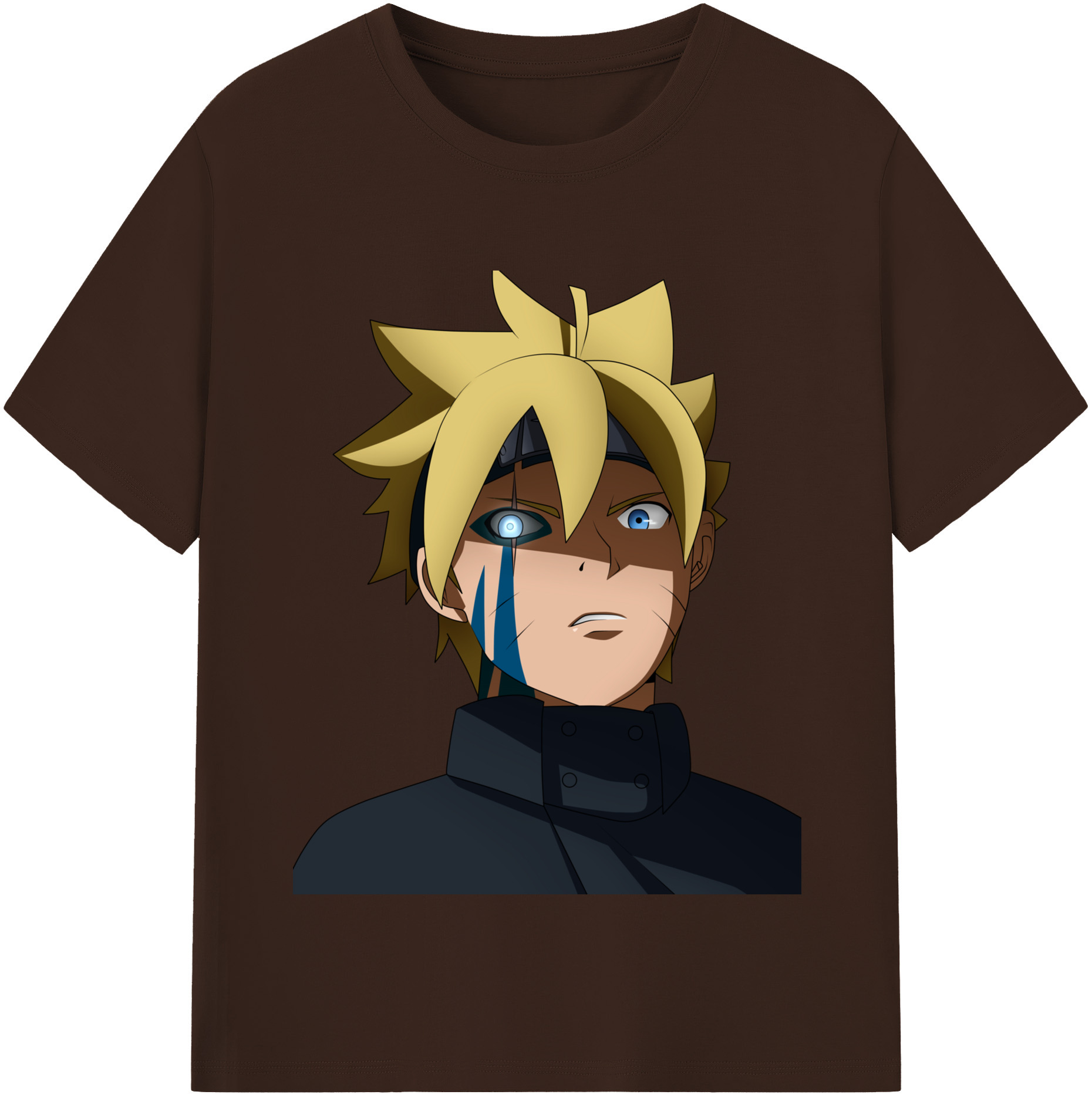 （画像用） NARUTO -ナルト- うずまき ボルト Uzumaki Boruto 綿100％半袖Tシャツ（フロントプリント）