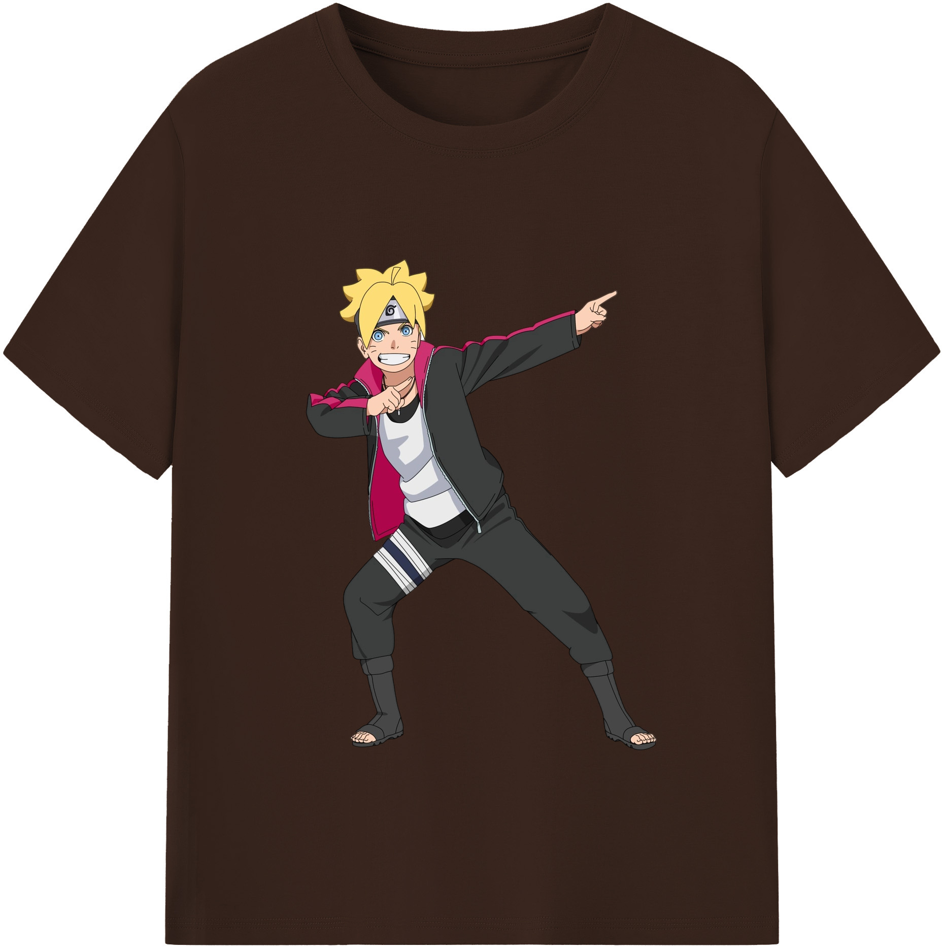 （画像用） NARUTO -ナルト- うずまき ボルト Uzumaki Boruto 綿100％半袖Tシャツ（フロントプリント）