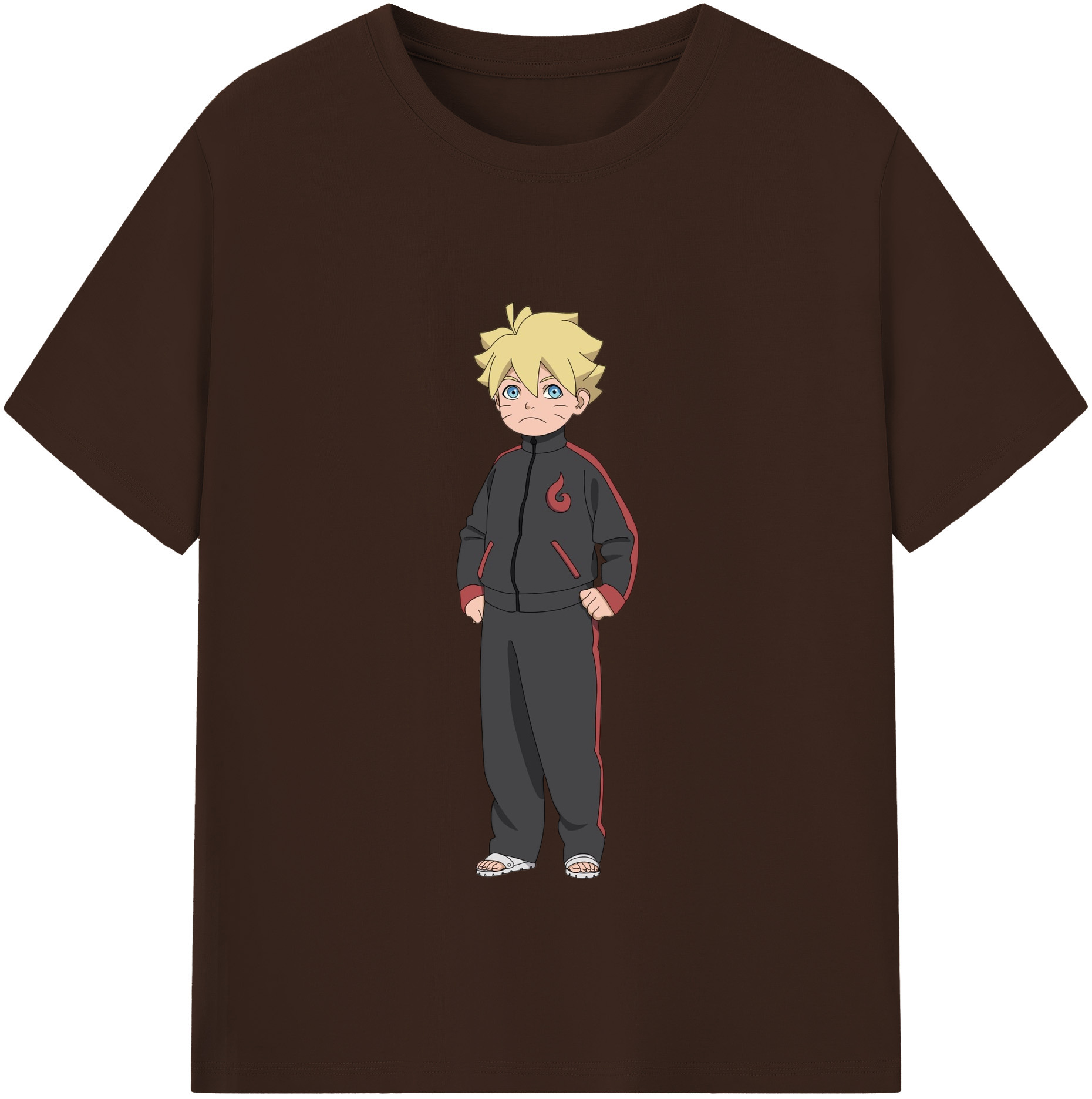 （画像用） NARUTO -ナルト- うずまき ボルト Uzumaki Boruto 綿100％半袖Tシャツ（フロントプリント）