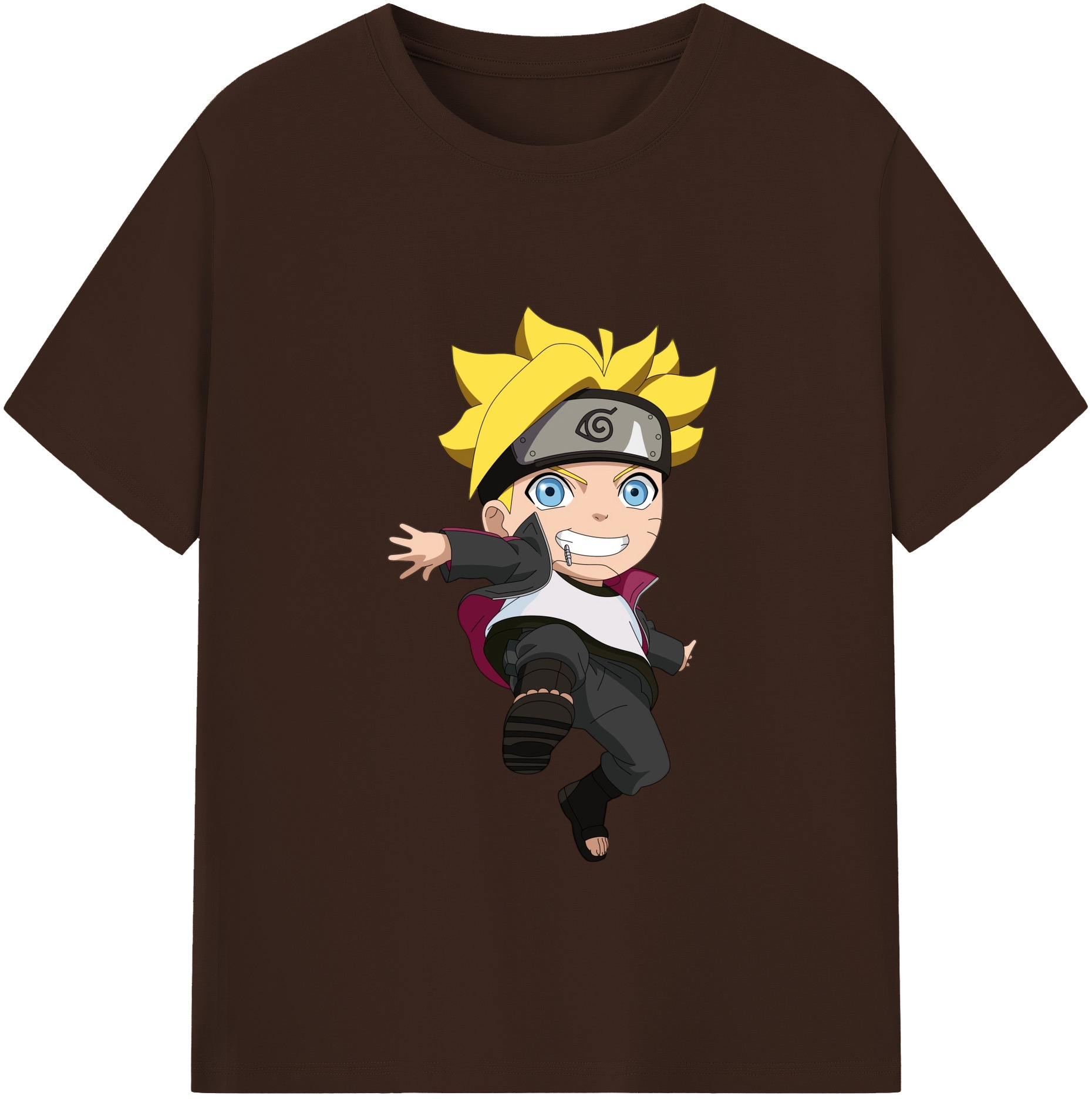 （画像用） NARUTO -ナルト- うずまき ボルト Uzumaki Boruto 綿100％半袖Tシャツ（フロントプリント）