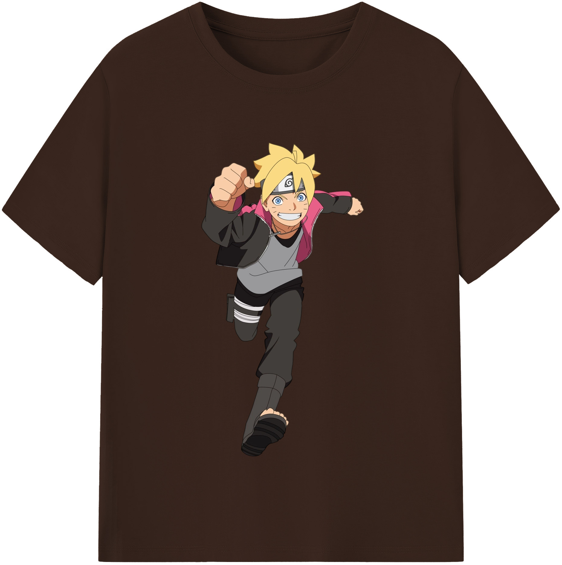 （画像用） NARUTO -ナルト- うずまき ボルト Uzumaki Boruto 綿100％半袖Tシャツ（フロントプリント）