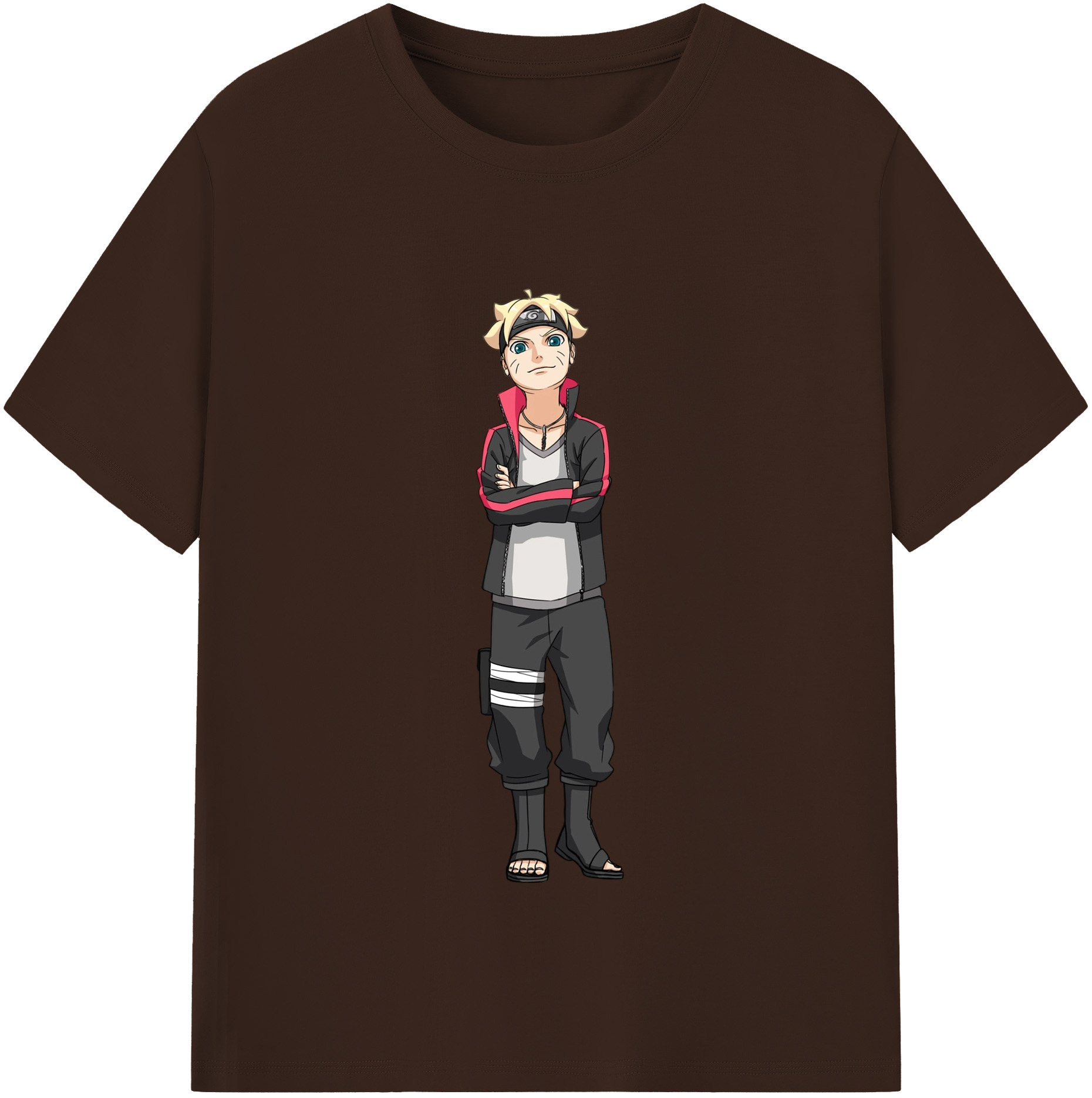 （画像用） NARUTO -ナルト- うずまき ボルト Uzumaki Boruto 綿100％半袖Tシャツ（フロントプリント）