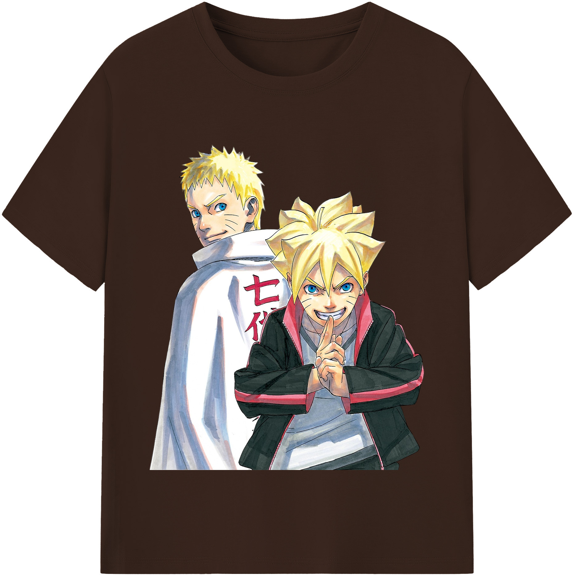 （画像用） NARUTO -ナルト- うずまき ボルト Uzumaki Boruto 綿100％半袖Tシャツ（フロントプリント）