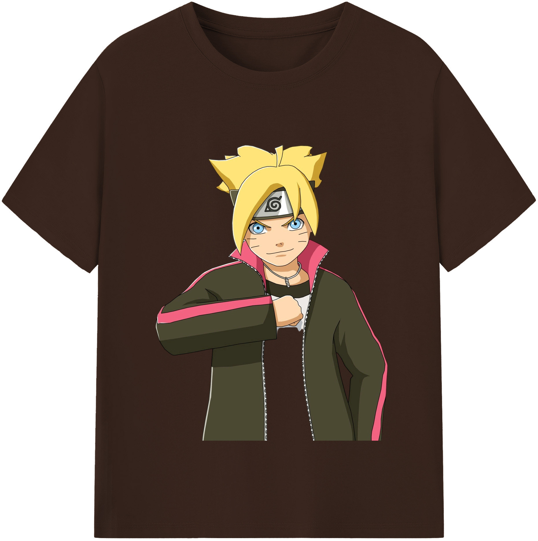 （画像用） NARUTO -ナルト- うずまき ボルト Uzumaki Boruto 綿100％半袖Tシャツ（フロントプリント）