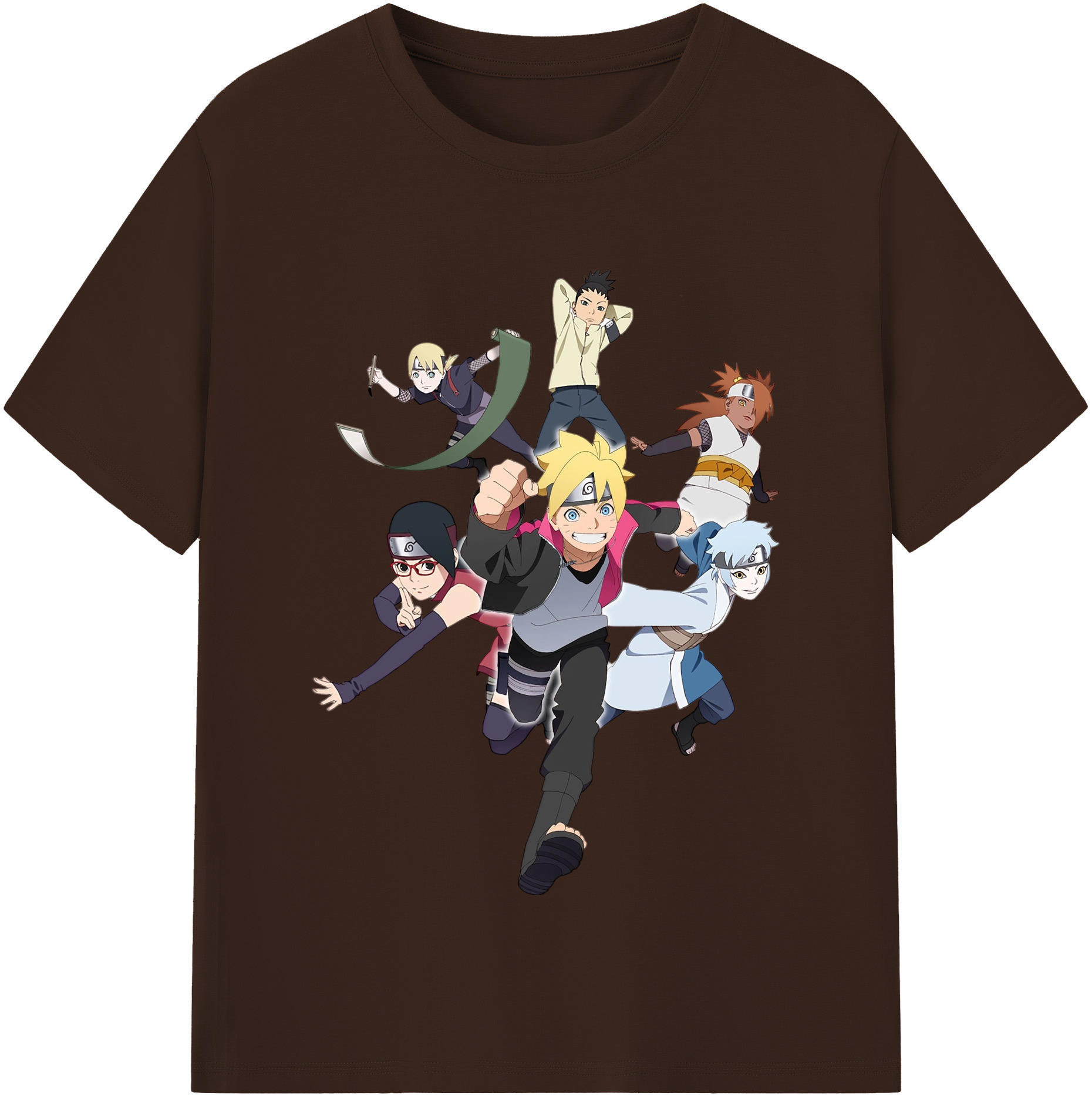 （画像用） NARUTO -ナルト- うずまき ボルト Uzumaki Boruto 綿100％半袖Tシャツ（フロントプリント）