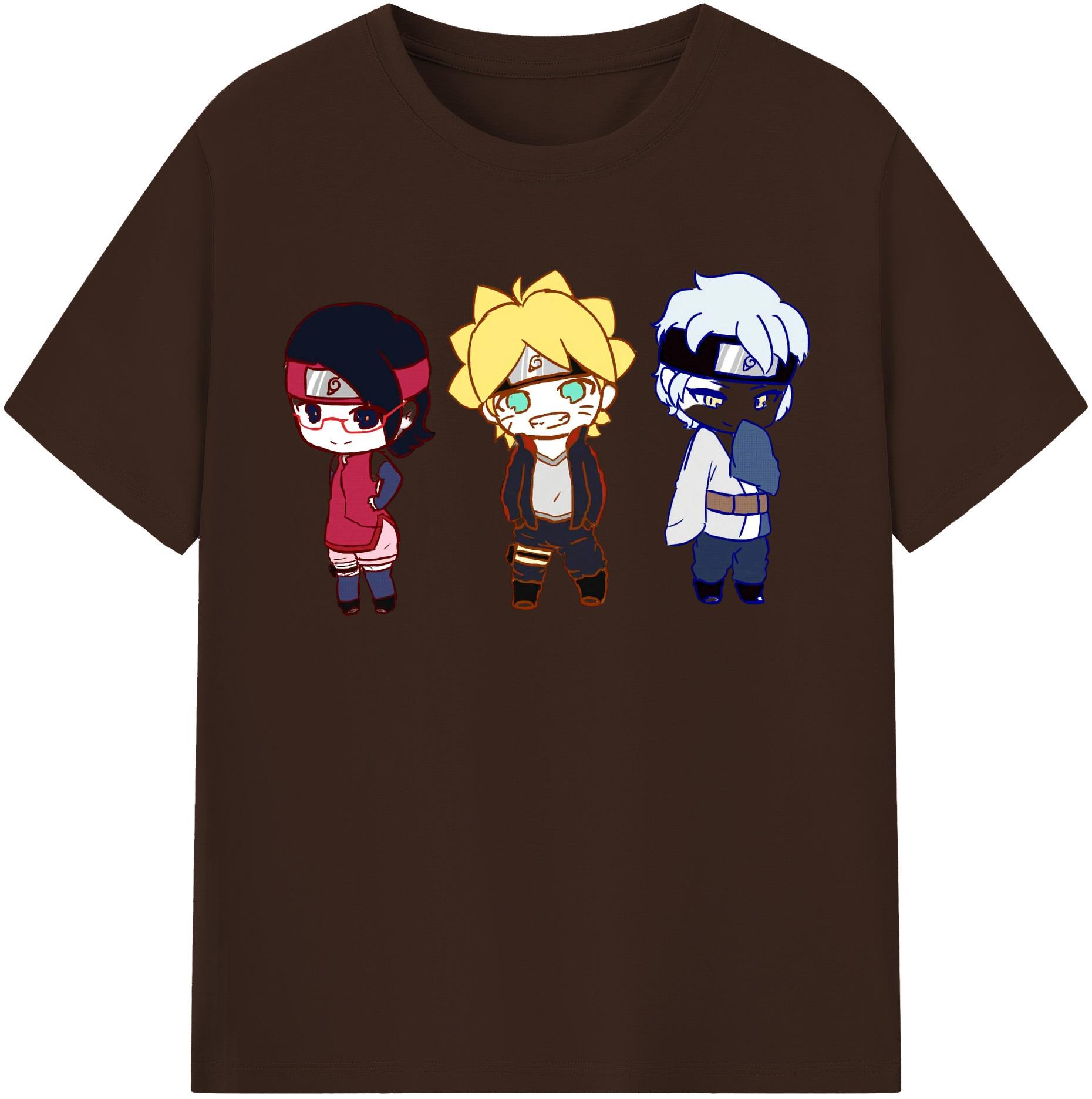 （画像用） NARUTO -ナルト- うずまき ボルト Uzumaki Boruto 綿100％半袖Tシャツ（フロントプリント）
