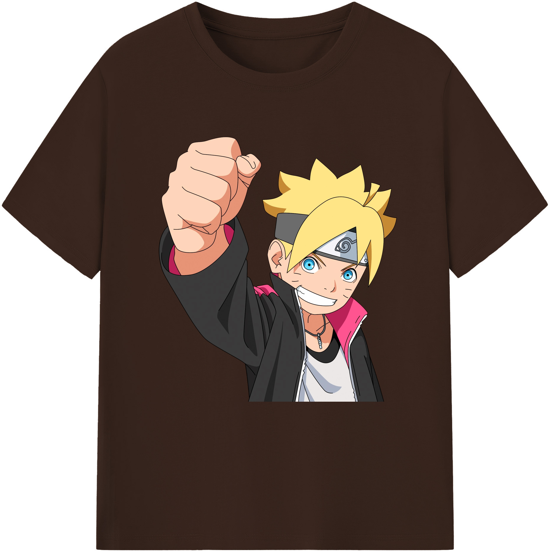 （画像用） NARUTO -ナルト- うずまき ボルト Uzumaki Boruto 綿100％半袖Tシャツ（フロントプリント）