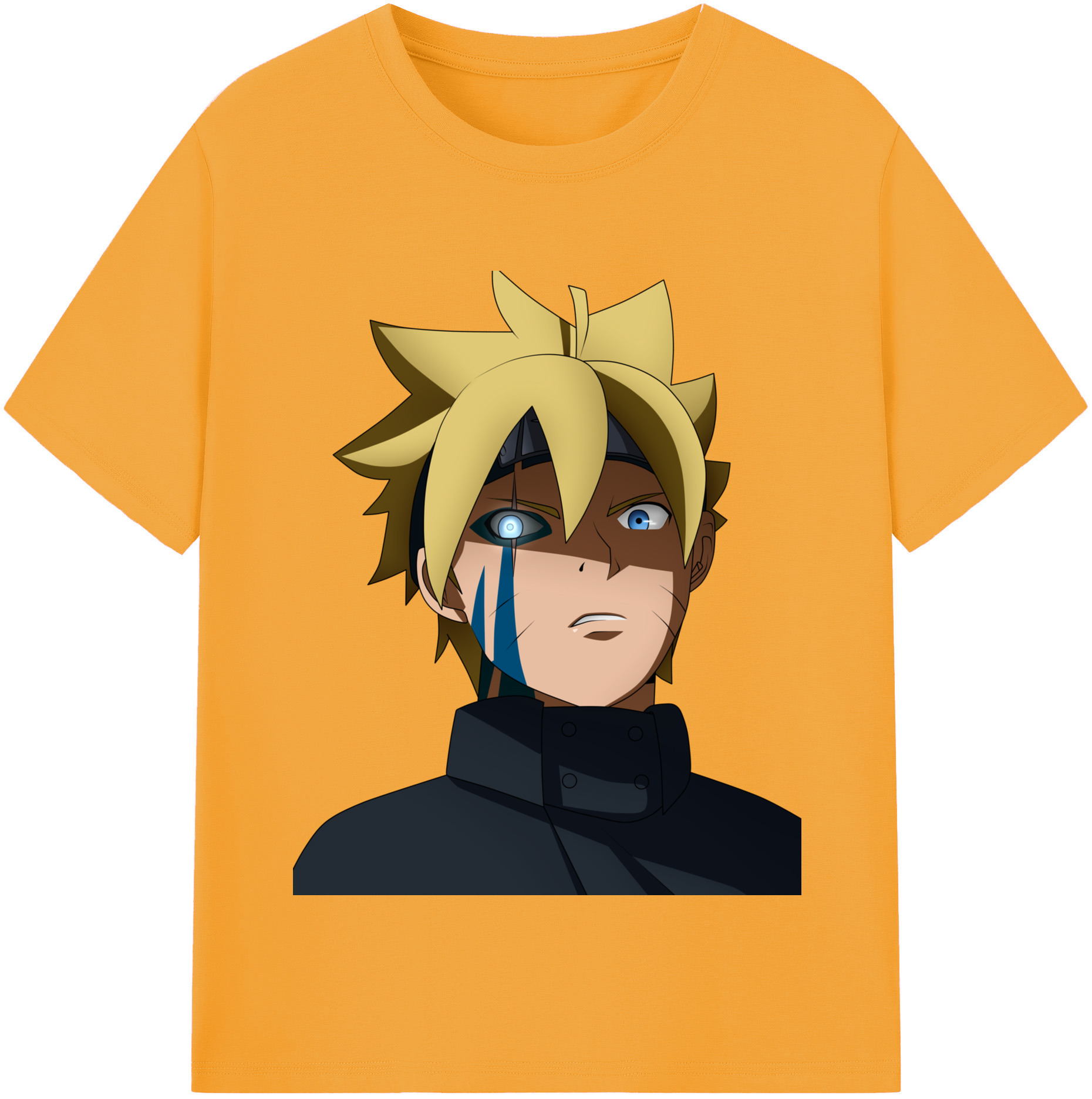 （画像用） NARUTO -ナルト- うずまき ボルト Uzumaki Boruto 綿100％半袖Tシャツ（フロントプリント）