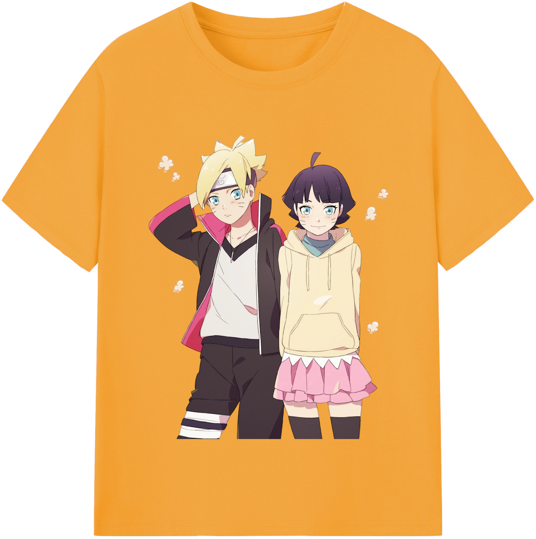 （画像用） NARUTO -ナルト- うずまき ボルト Uzumaki Boruto 綿100％半袖Tシャツ（フロントプリント）