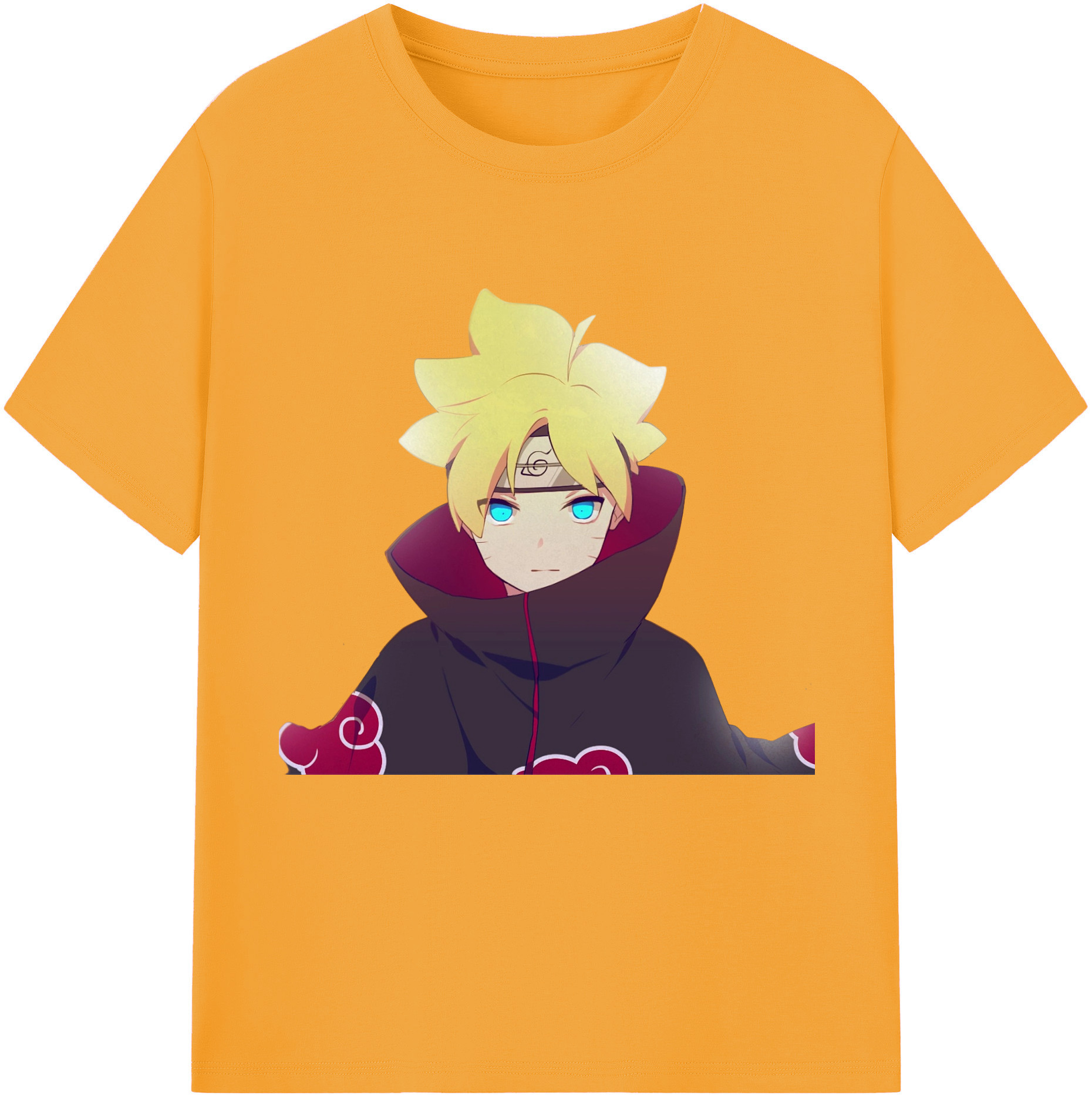 （画像用） NARUTO -ナルト- うずまき ボルト Uzumaki Boruto 綿100％半袖Tシャツ（フロントプリント）