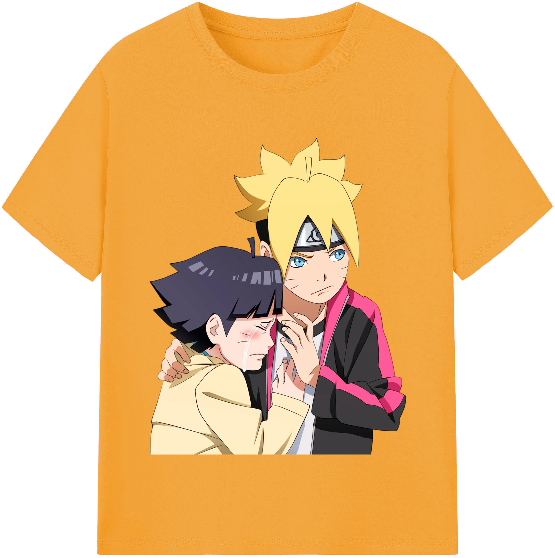 （画像用） NARUTO -ナルト- うずまき ボルト Uzumaki Boruto 綿100％半袖Tシャツ（フロントプリント）