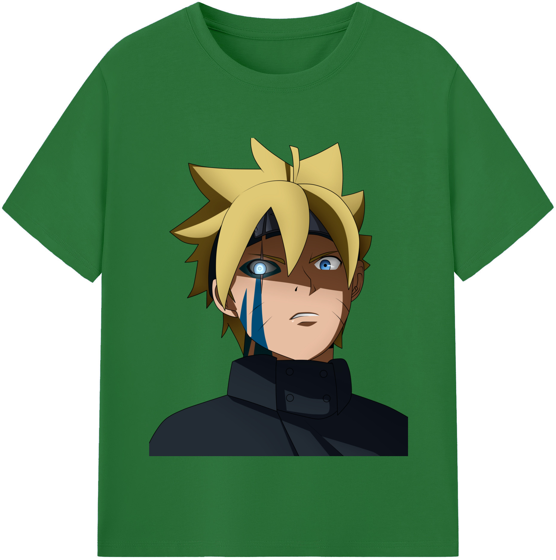 （画像用） NARUTO -ナルト- うずまき ボルト Uzumaki Boruto 綿100％半袖Tシャツ（フロントプリント）