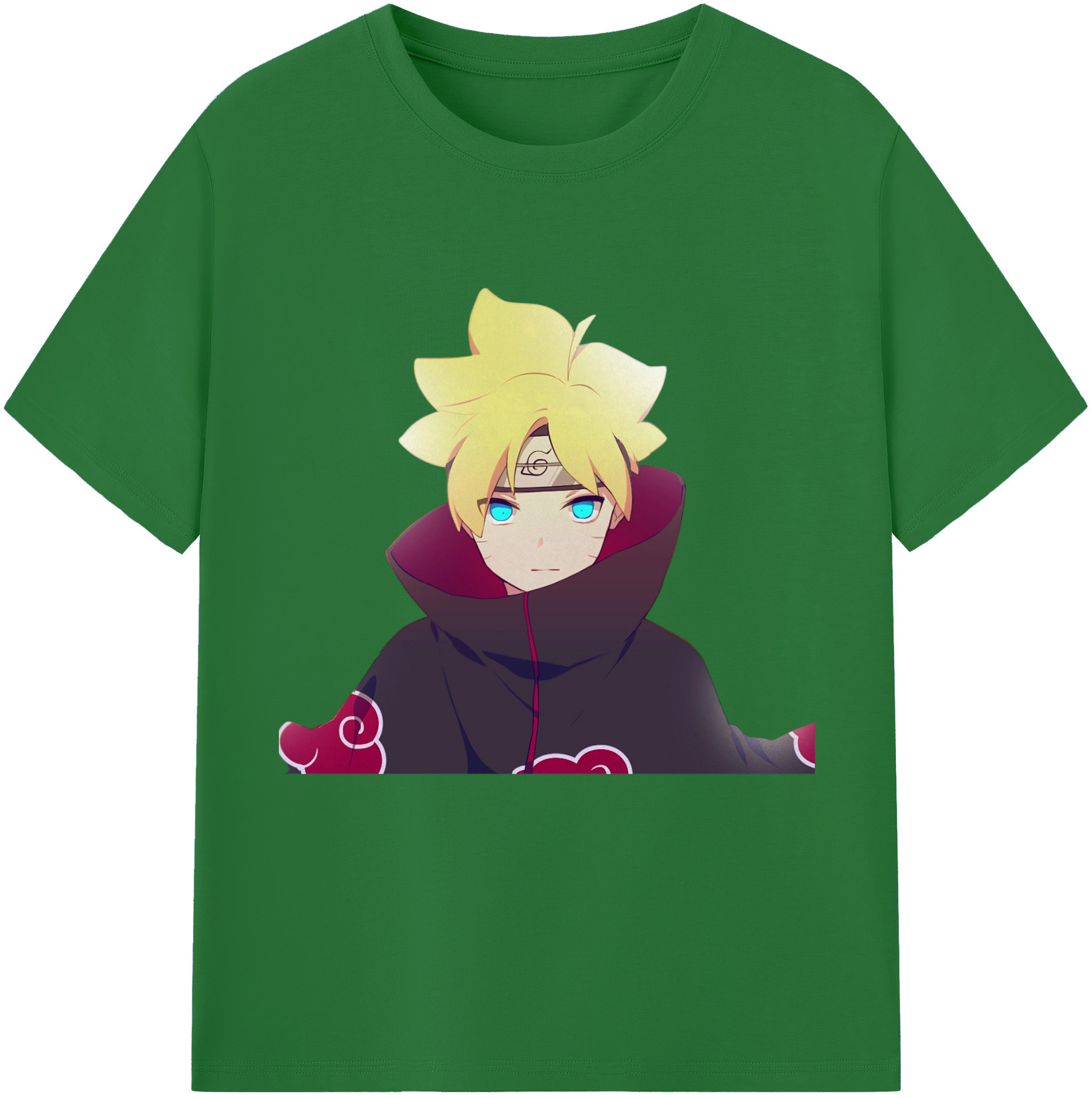 （画像用） NARUTO -ナルト- うずまき ボルト Uzumaki Boruto 綿100％半袖Tシャツ（フロントプリント）