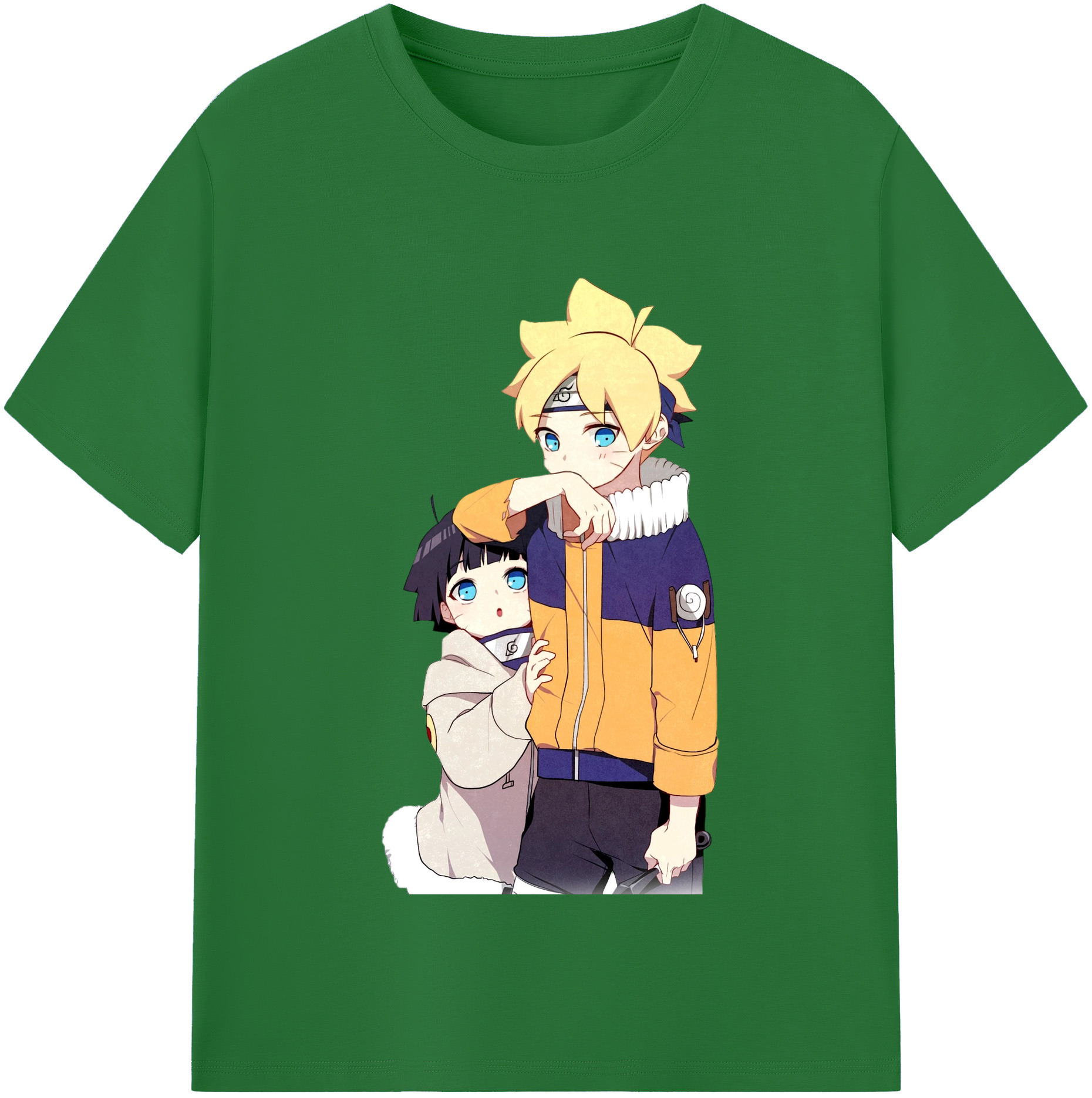（画像用） NARUTO -ナルト- うずまき ボルト Uzumaki Boruto 綿100％半袖Tシャツ（フロントプリント）