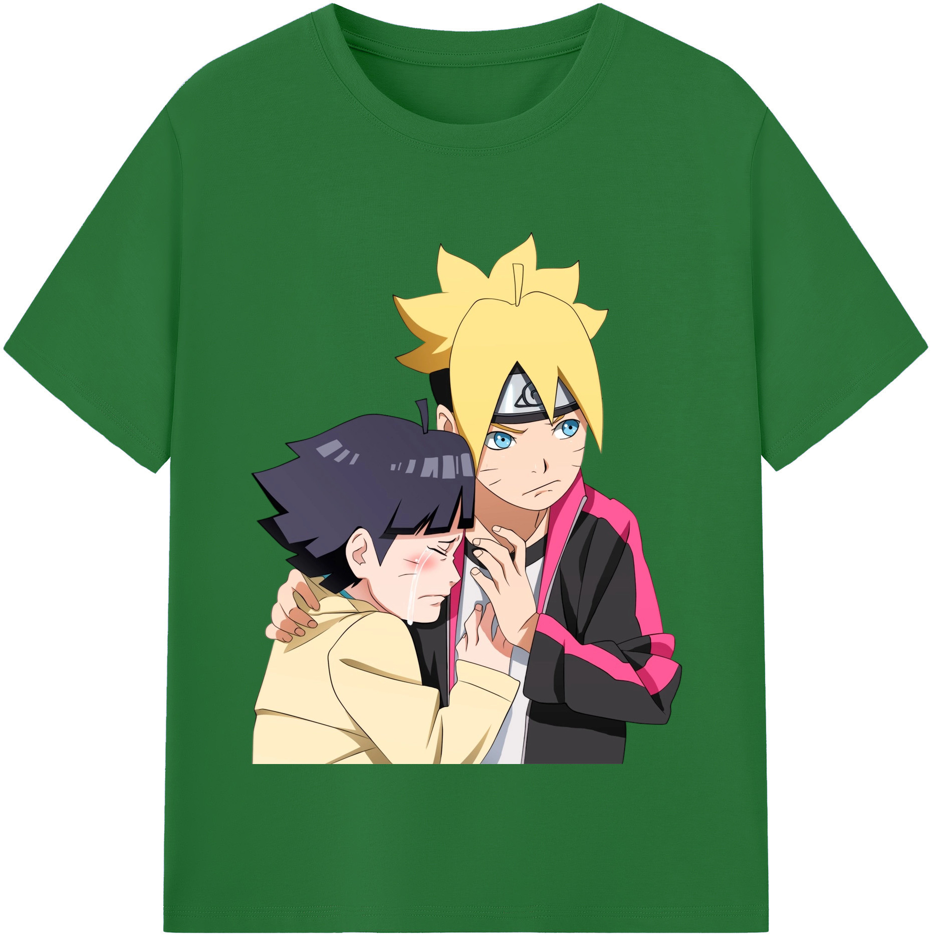 （画像用） NARUTO -ナルト- うずまき ボルト Uzumaki Boruto 綿100％半袖Tシャツ（フロントプリント）