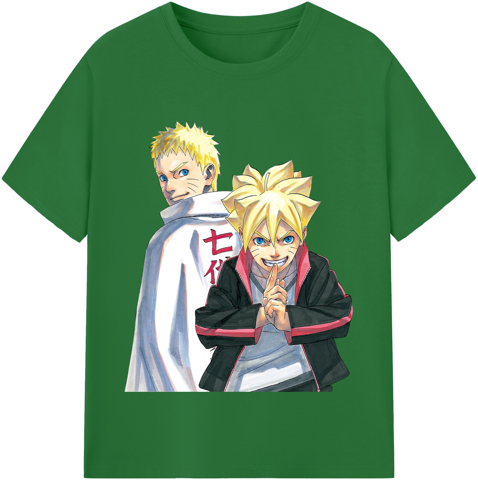 （画像用） NARUTO -ナルト- うずまき ボルト Uzumaki Boruto 綿100％半袖Tシャツ（フロントプリント）
