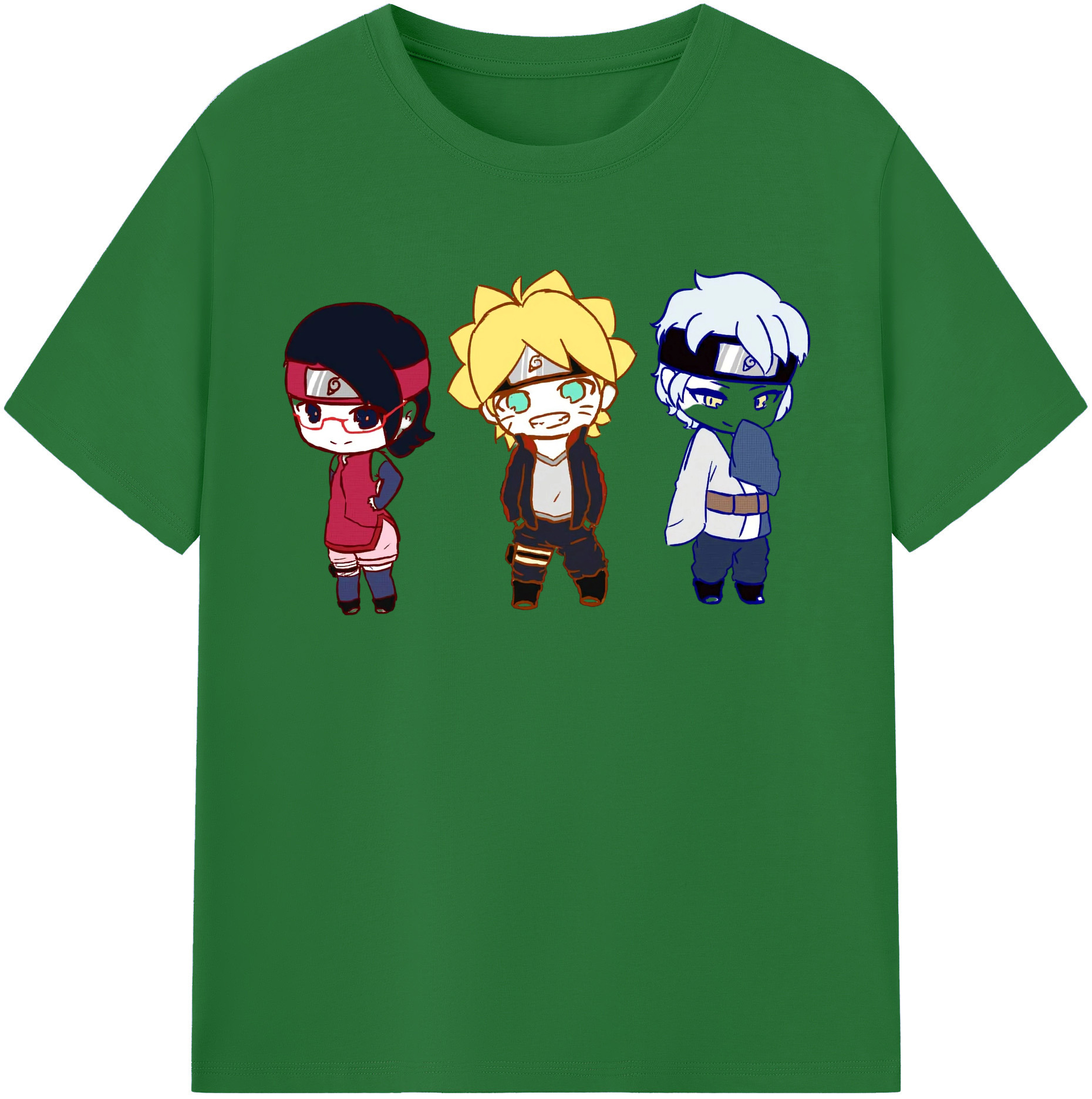 （画像用） NARUTO -ナルト- うずまき ボルト Uzumaki Boruto 綿100％半袖Tシャツ（フロントプリント）