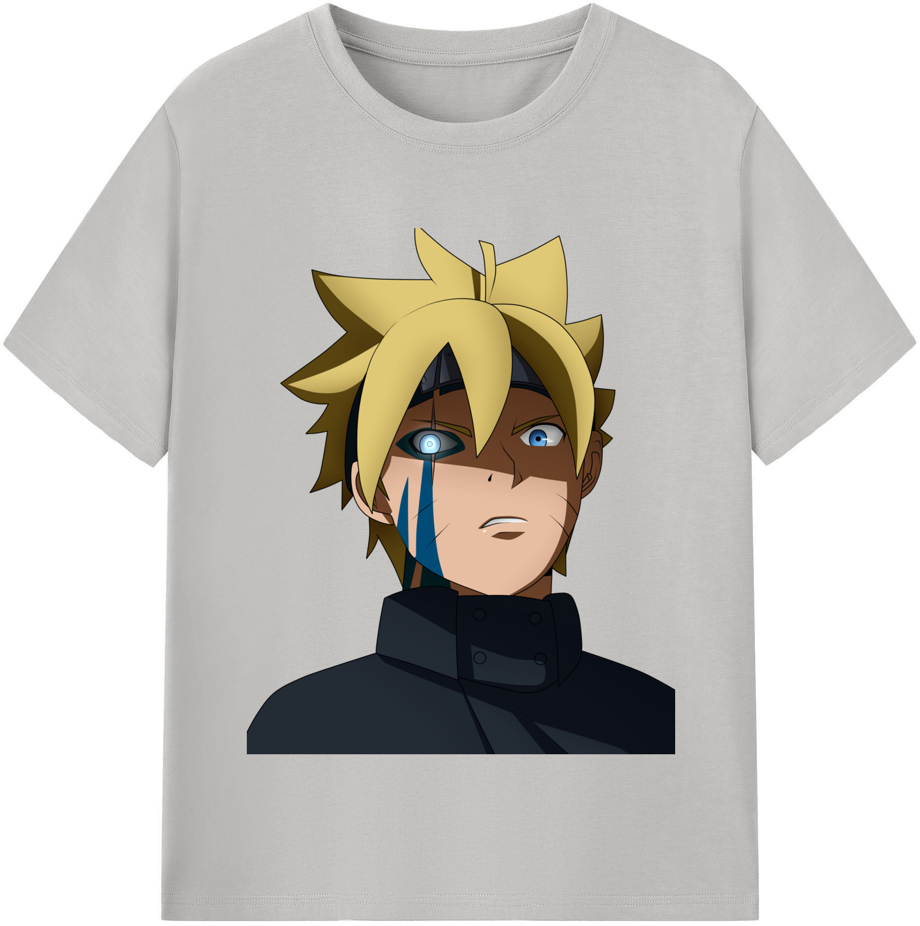 （画像用） NARUTO -ナルト- うずまき ボルト Uzumaki Boruto 綿100％半袖Tシャツ（フロントプリント）