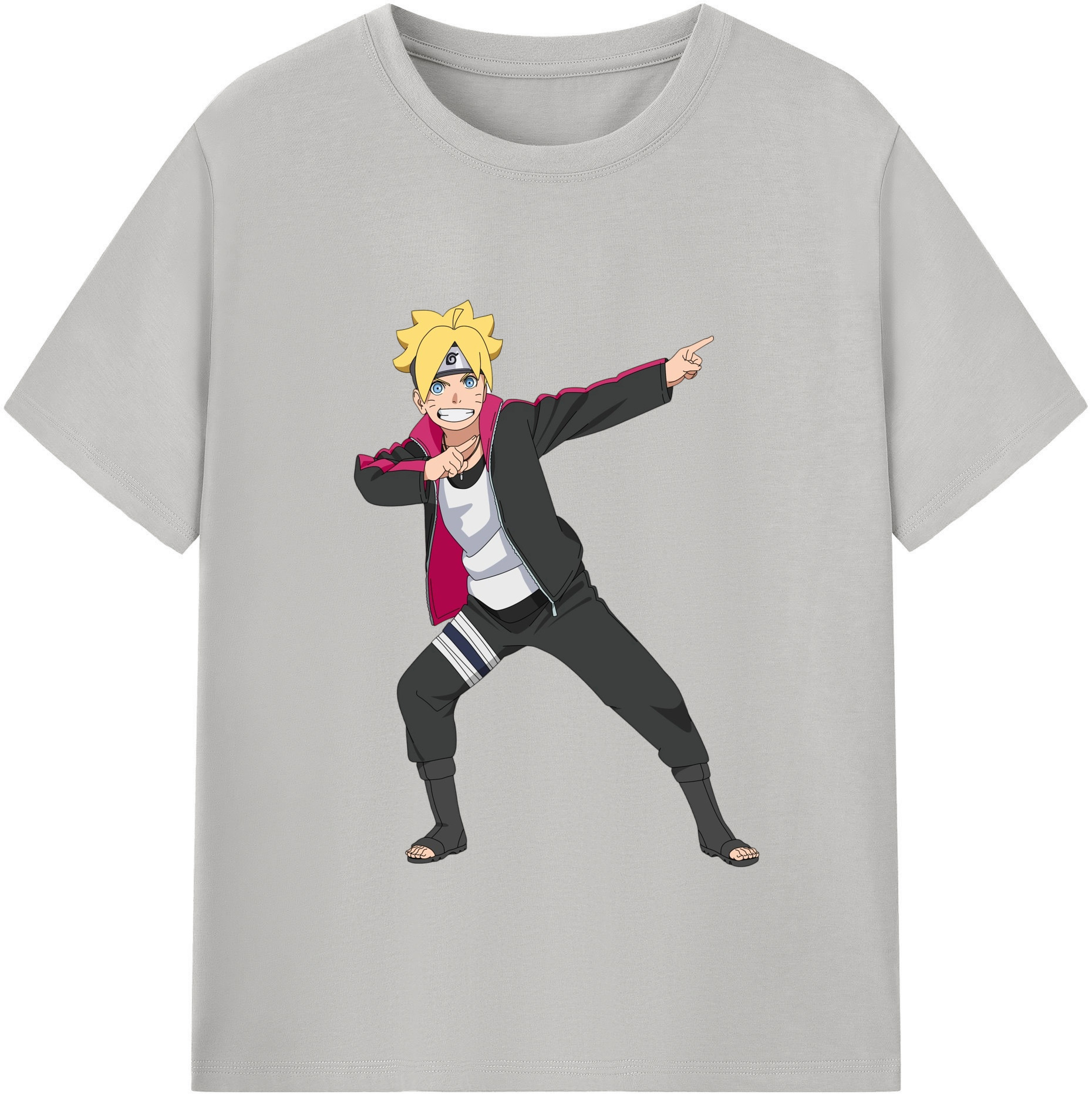 （画像用） NARUTO -ナルト- うずまき ボルト Uzumaki Boruto 綿100％半袖Tシャツ（フロントプリント）