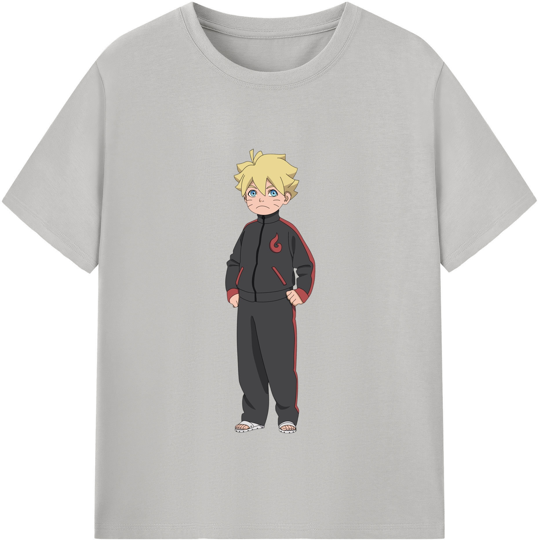 （画像用） NARUTO -ナルト- うずまき ボルト Uzumaki Boruto 綿100％半袖Tシャツ（フロントプリント）