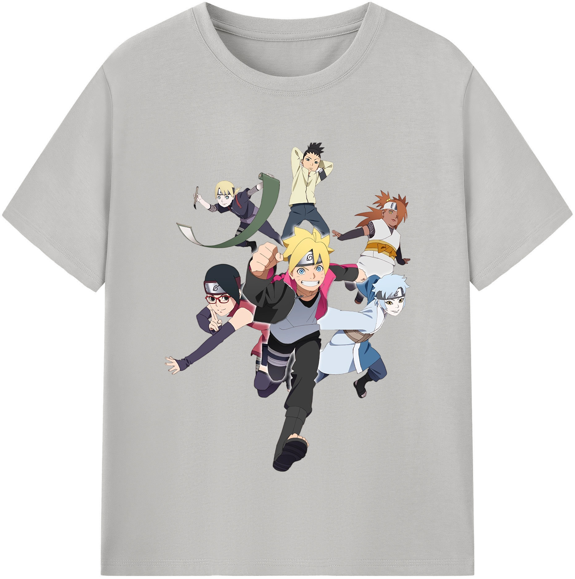 （画像用） NARUTO -ナルト- うずまき ボルト Uzumaki Boruto 綿100％半袖Tシャツ（フロントプリント）