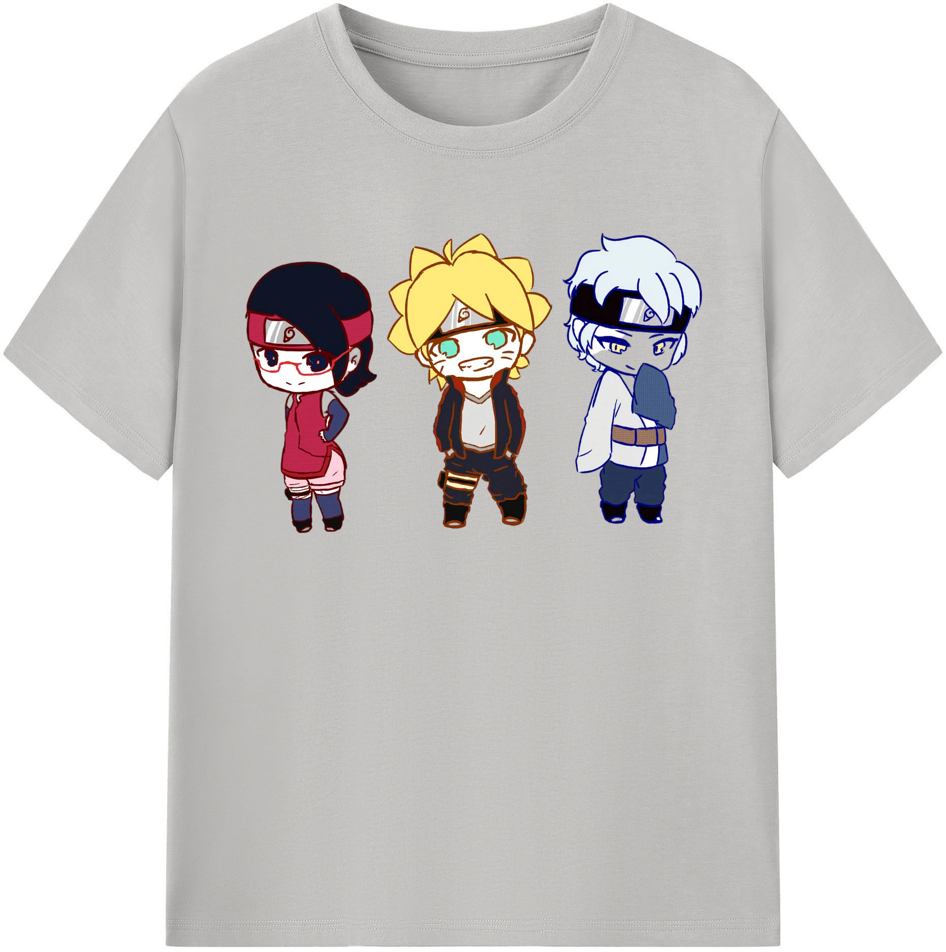 （画像用） NARUTO -ナルト- うずまき ボルト Uzumaki Boruto 綿100％半袖Tシャツ（フロントプリント）