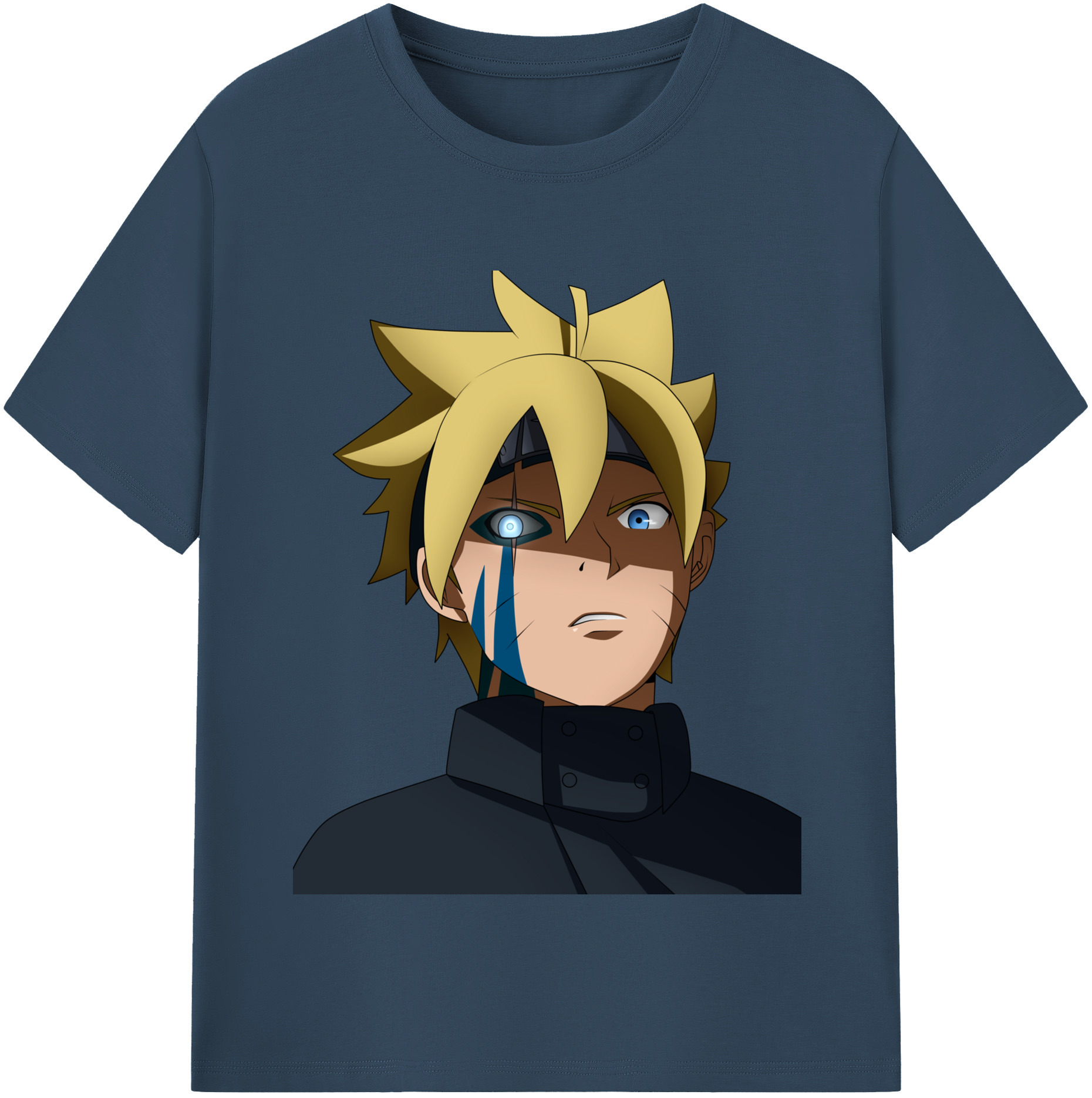 （画像用） NARUTO -ナルト- うずまき ボルト Uzumaki Boruto 綿100％半袖Tシャツ（フロントプリント）