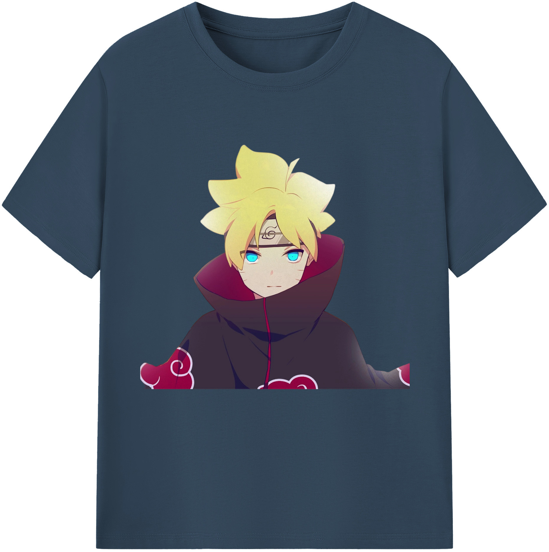 （画像用） NARUTO -ナルト- うずまき ボルト Uzumaki Boruto 綿100％半袖Tシャツ（フロントプリント）