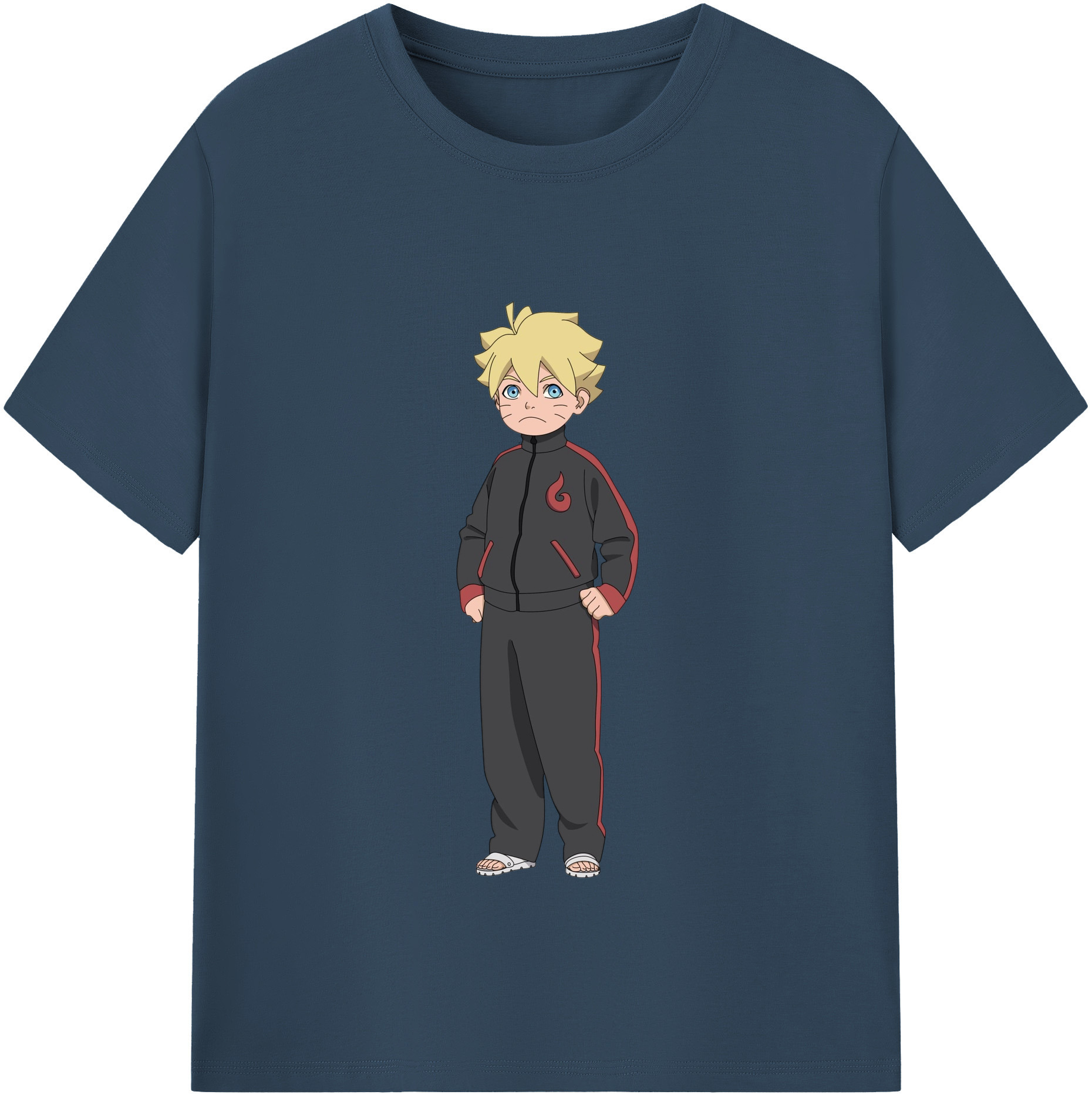（画像用） NARUTO -ナルト- うずまき ボルト Uzumaki Boruto 綿100％半袖Tシャツ（フロントプリント）
