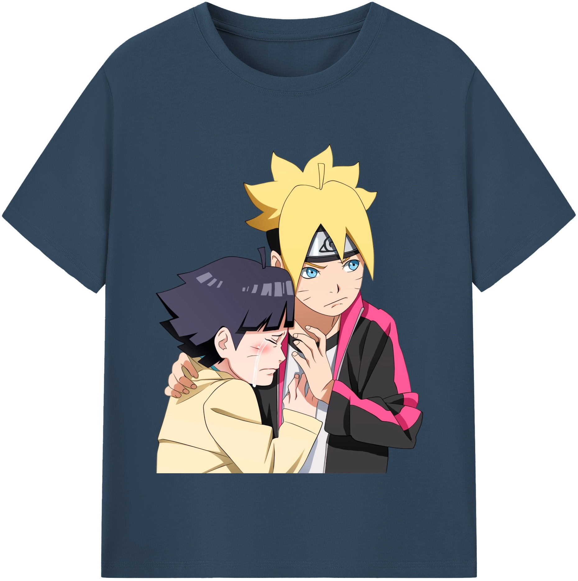 （画像用） NARUTO -ナルト- うずまき ボルト Uzumaki Boruto 綿100％半袖Tシャツ（フロントプリント）