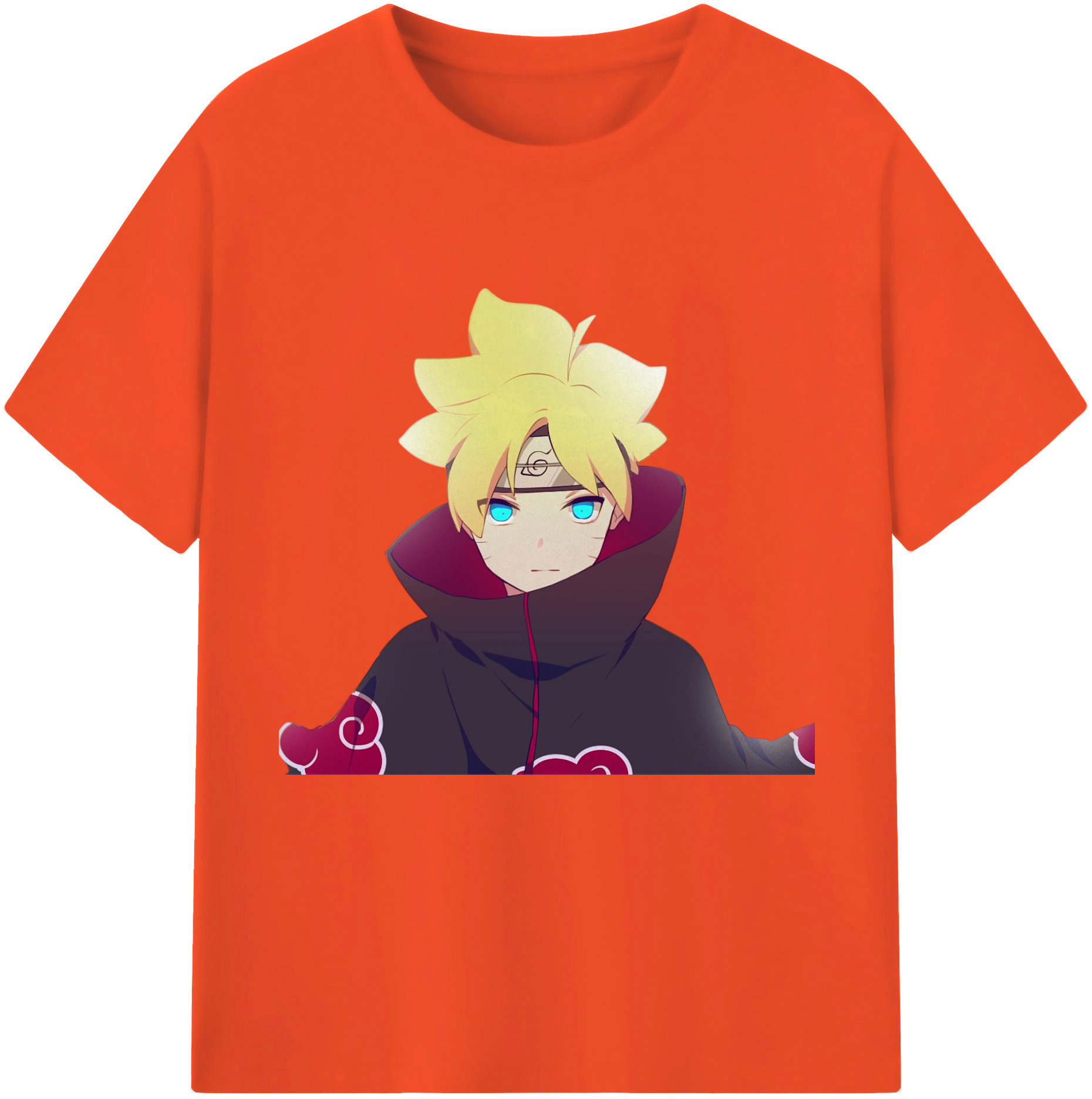 （画像用） NARUTO -ナルト- うずまき ボルト Uzumaki Boruto 綿100％半袖Tシャツ（フロントプリント）