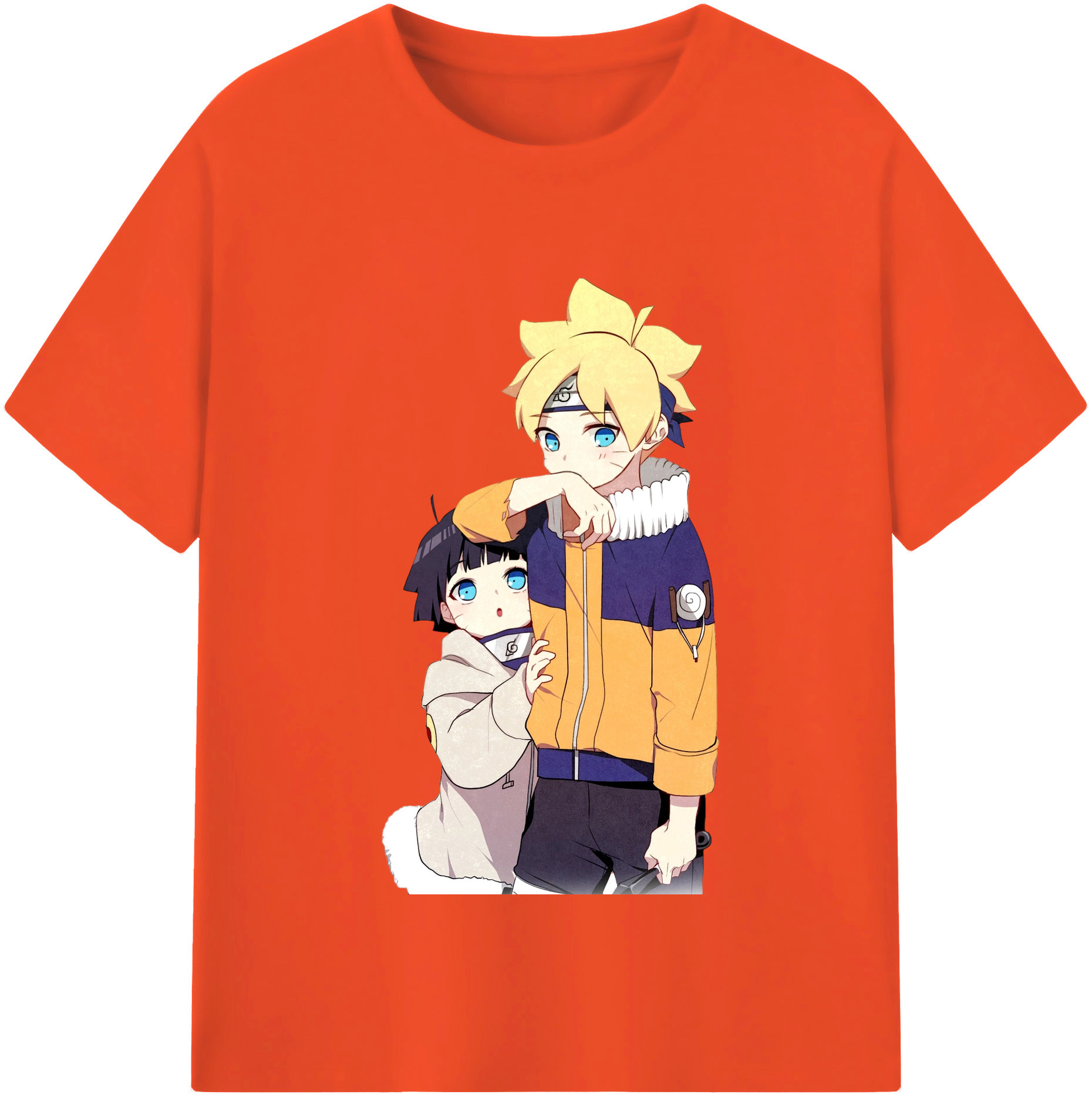 （画像用） NARUTO -ナルト- うずまき ボルト Uzumaki Boruto 綿100％半袖Tシャツ（フロントプリント）