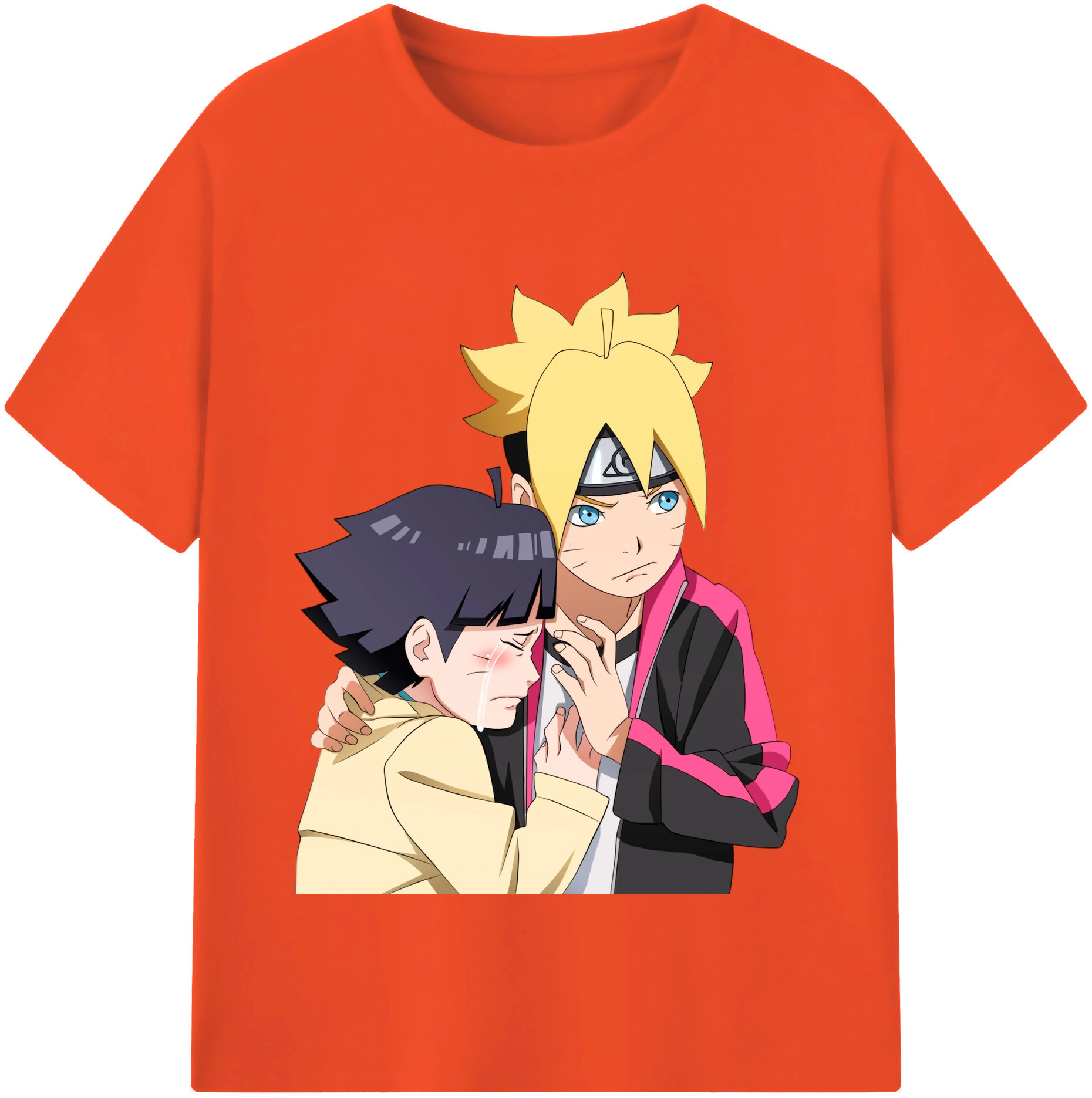 （画像用） NARUTO -ナルト- うずまき ボルト Uzumaki Boruto 綿100％半袖Tシャツ（フロントプリント）