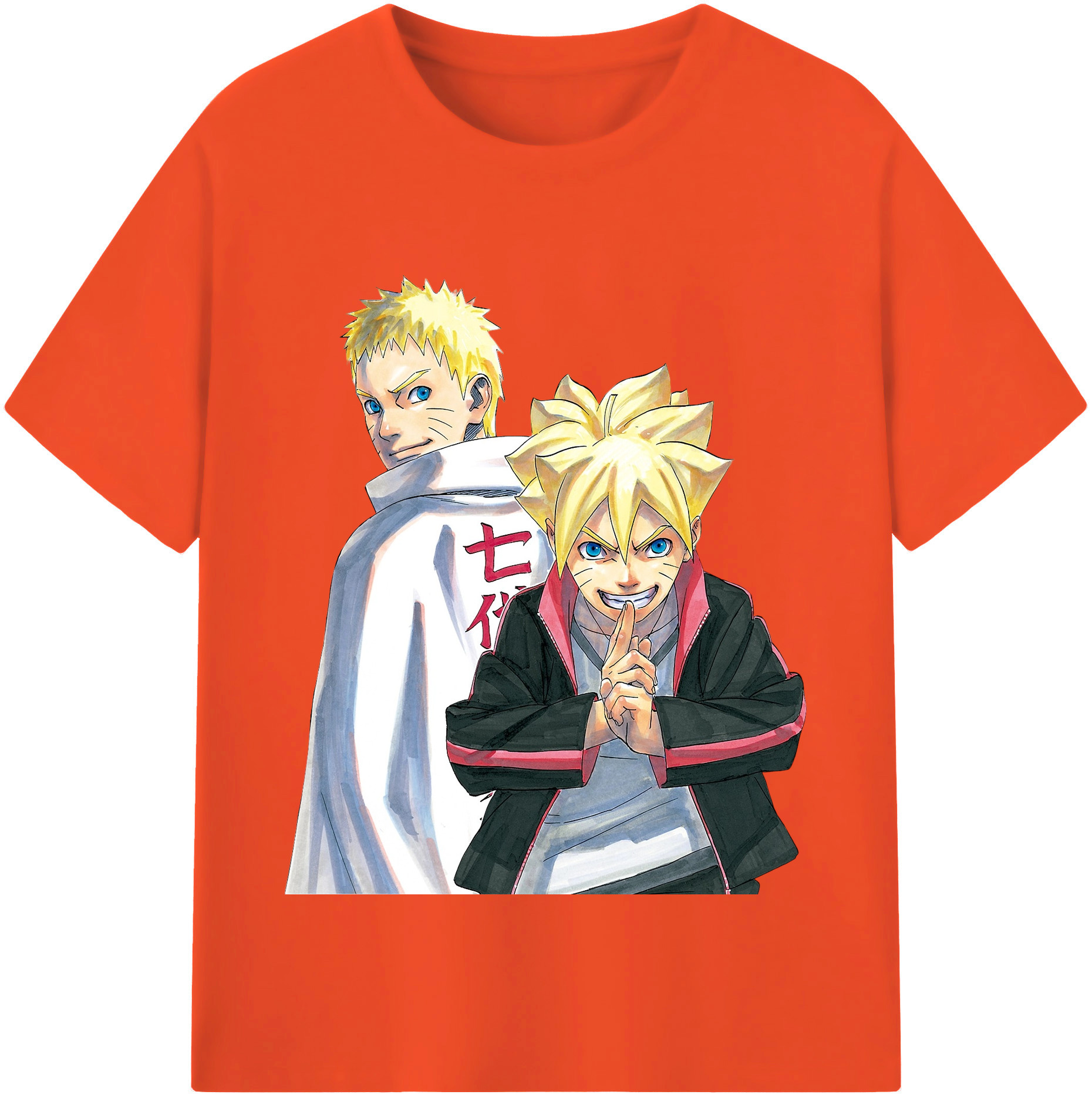 （画像用） NARUTO -ナルト- うずまき ボルト Uzumaki Boruto 綿100％半袖Tシャツ（フロントプリント）