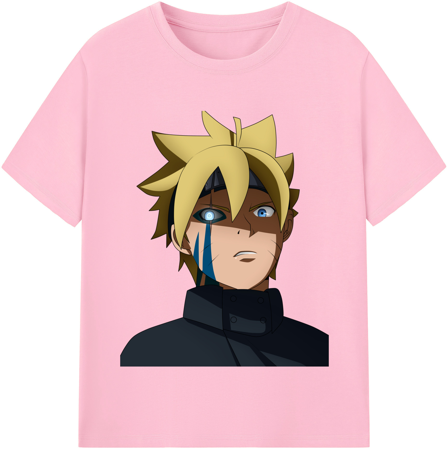（画像用） NARUTO -ナルト- うずまき ボルト Uzumaki Boruto 綿100％半袖Tシャツ（フロントプリント）