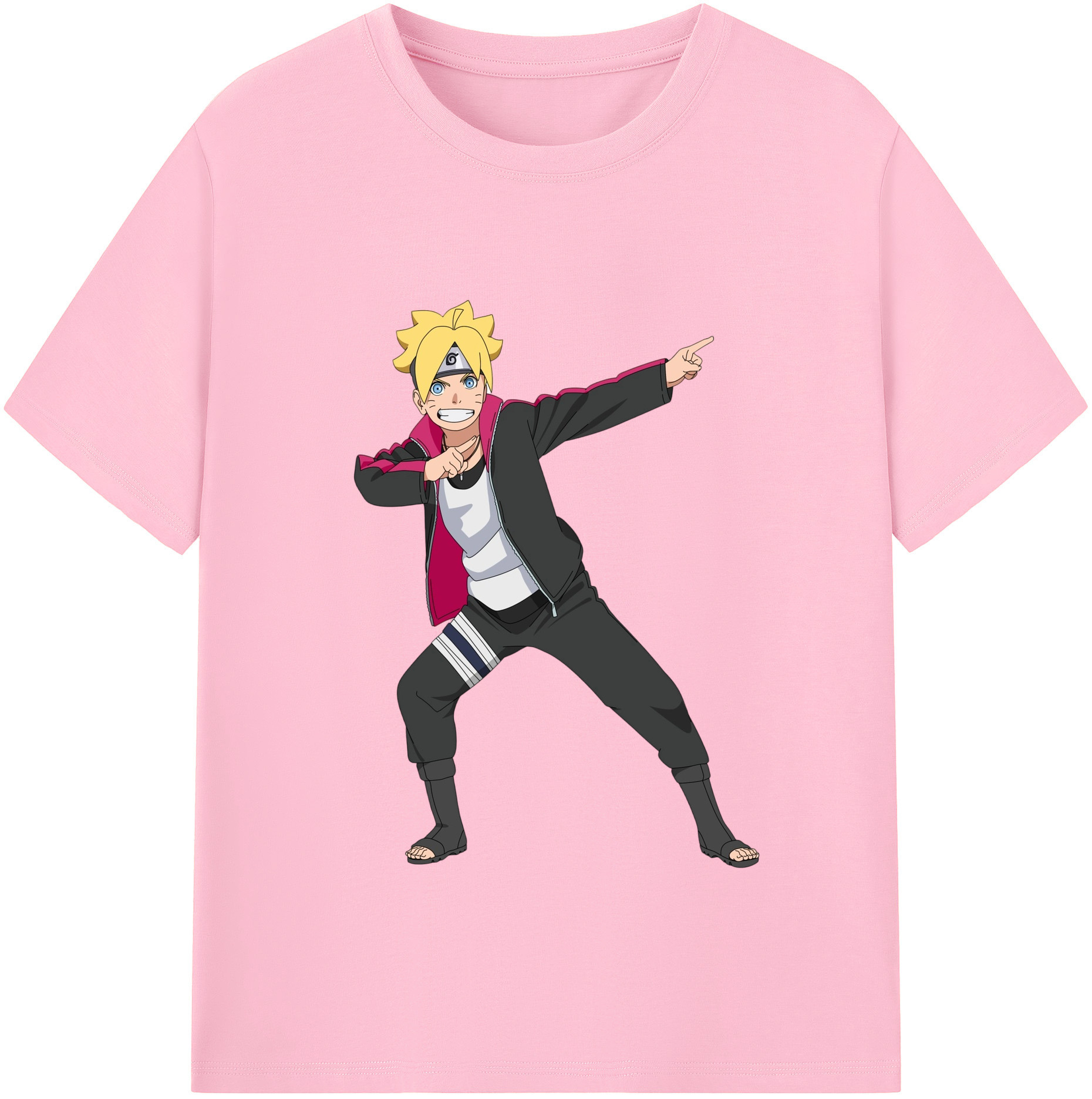 （画像用） NARUTO -ナルト- うずまき ボルト Uzumaki Boruto 綿100％半袖Tシャツ（フロントプリント）