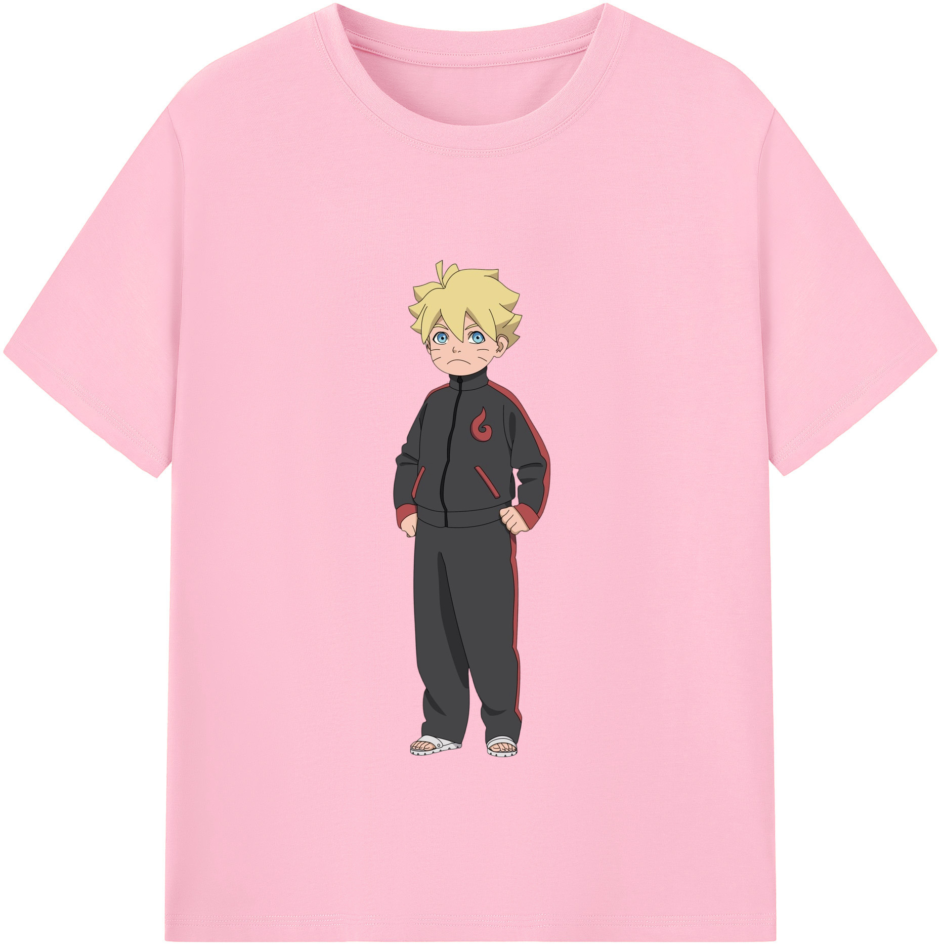 （画像用） NARUTO -ナルト- うずまき ボルト Uzumaki Boruto 綿100％半袖Tシャツ（フロントプリント）